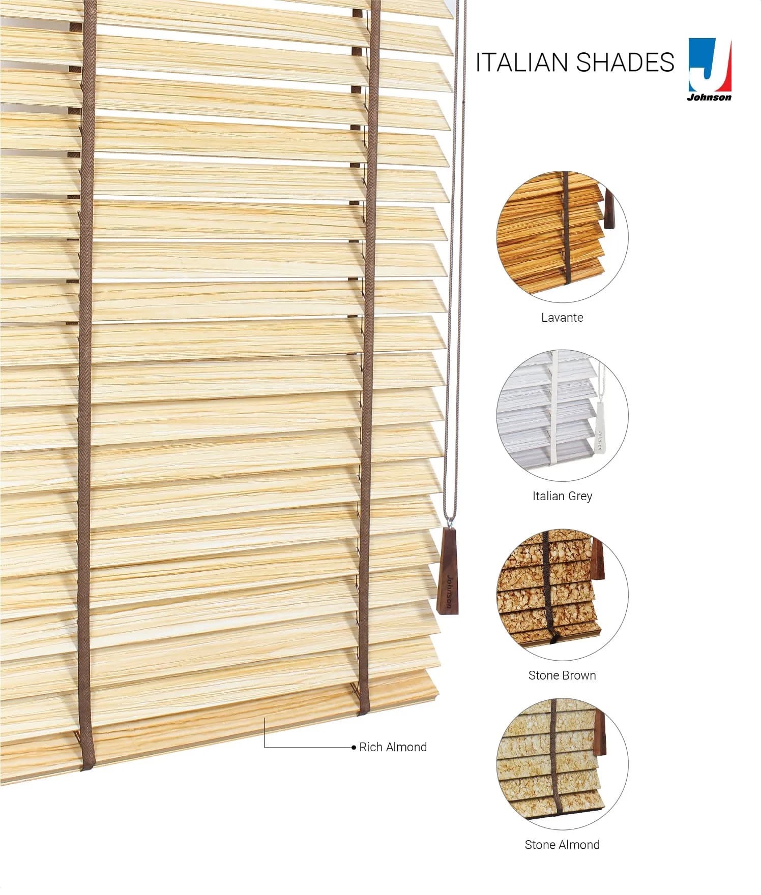 Johnson Wooden Window Blinds – ITALIAN SHADE