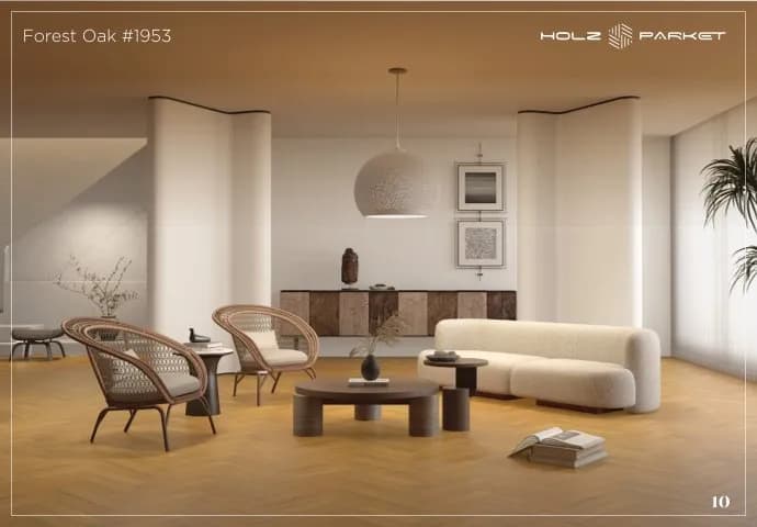 Kaara Lamiwood 8mm Herringbone Flooring – Forest Oak #1953
