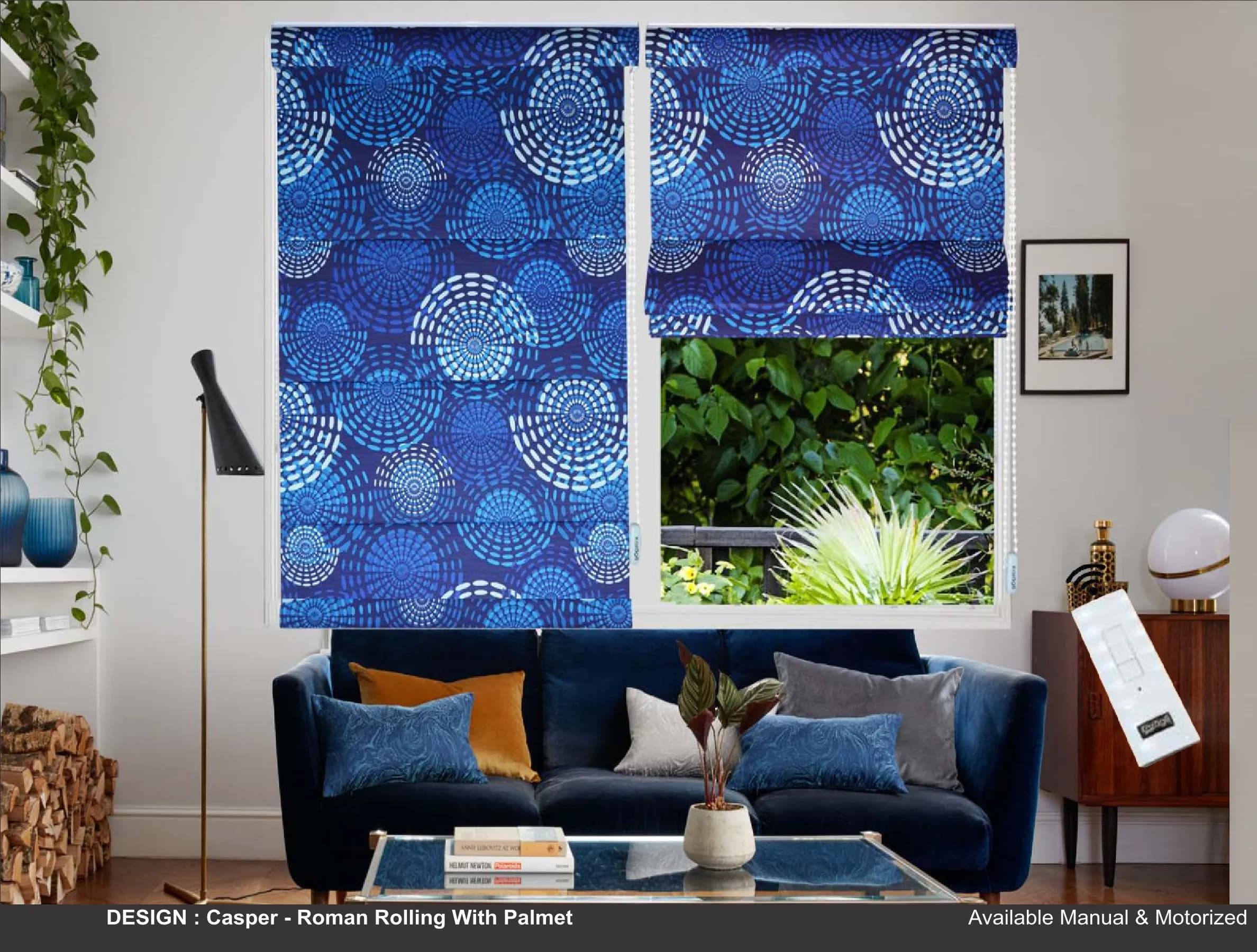 Kazage Casper Printed Blinds & Wallpapers Design