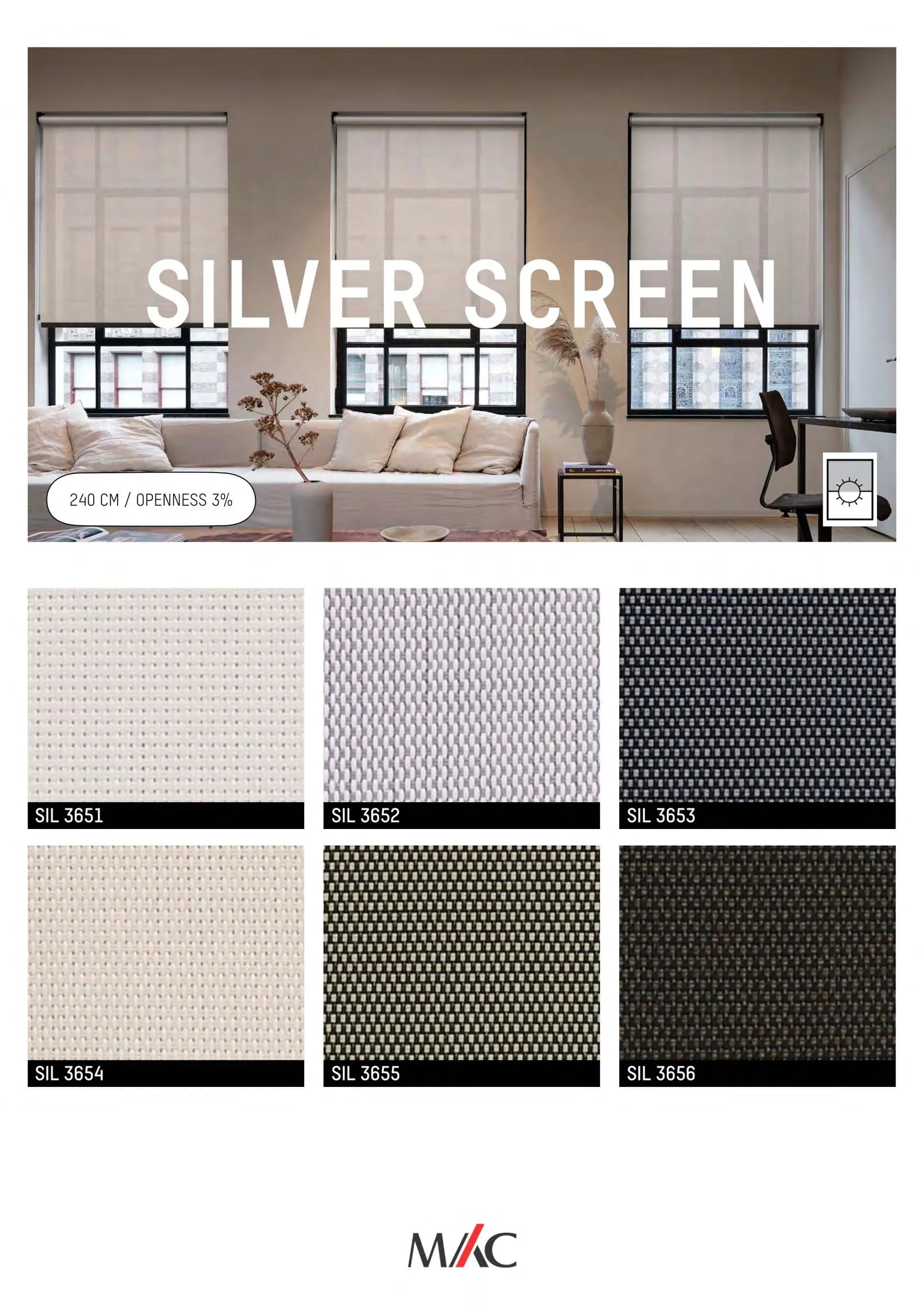 Mac Screen Blinds – Silver Screen for Privacy & Glare