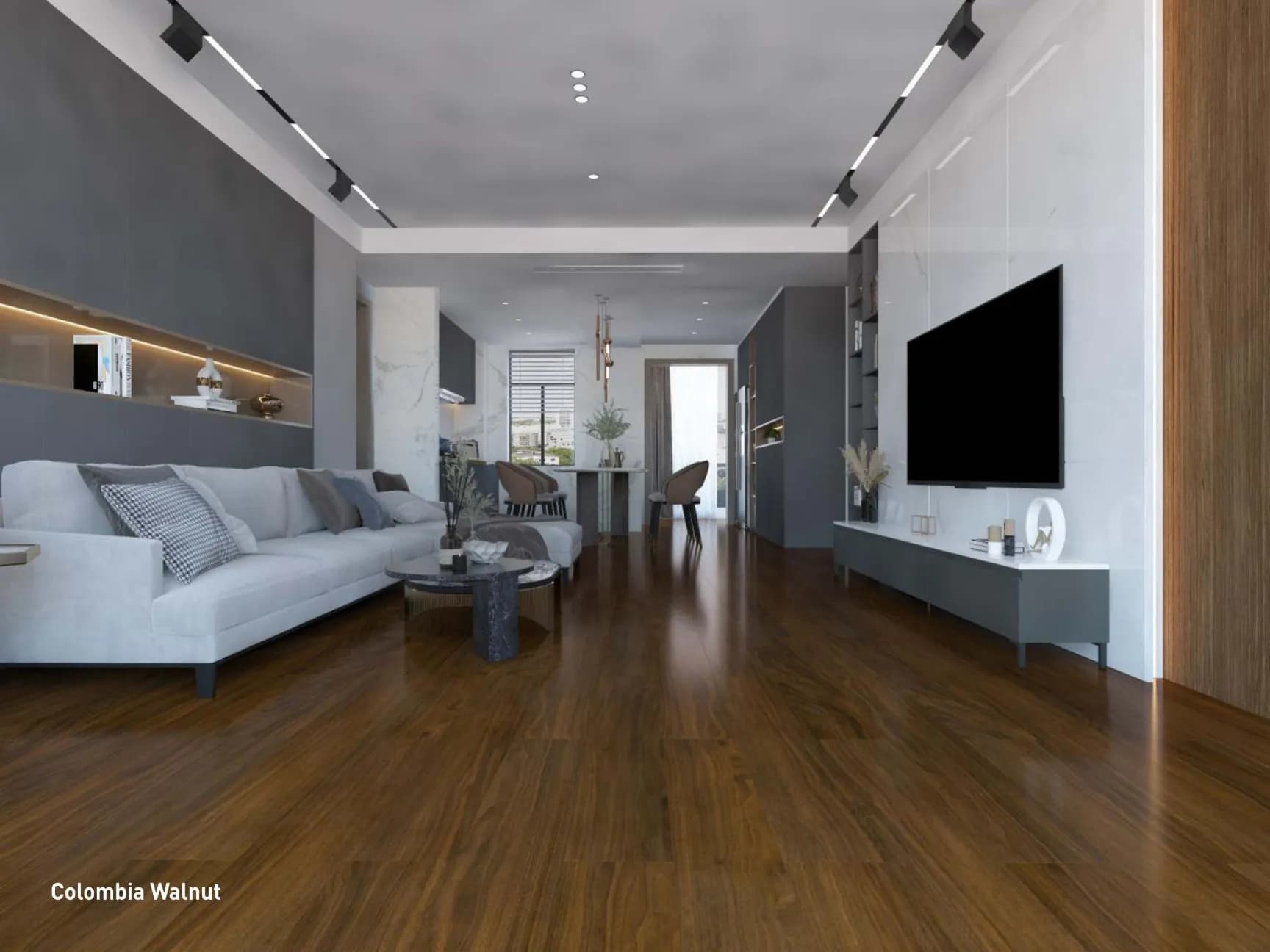 Defloors The Walnut - Colombia Walnut 8mm Flooring