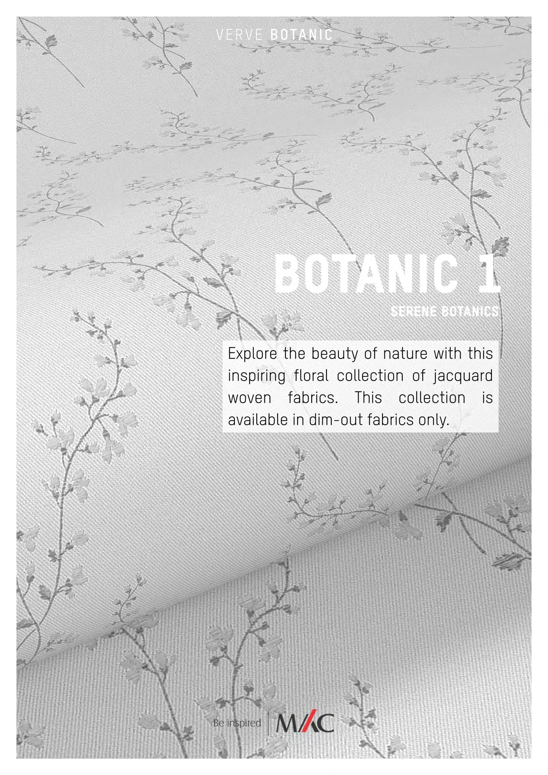 Mac Verve Botanic-1 Blinds – Elegant Light Control
