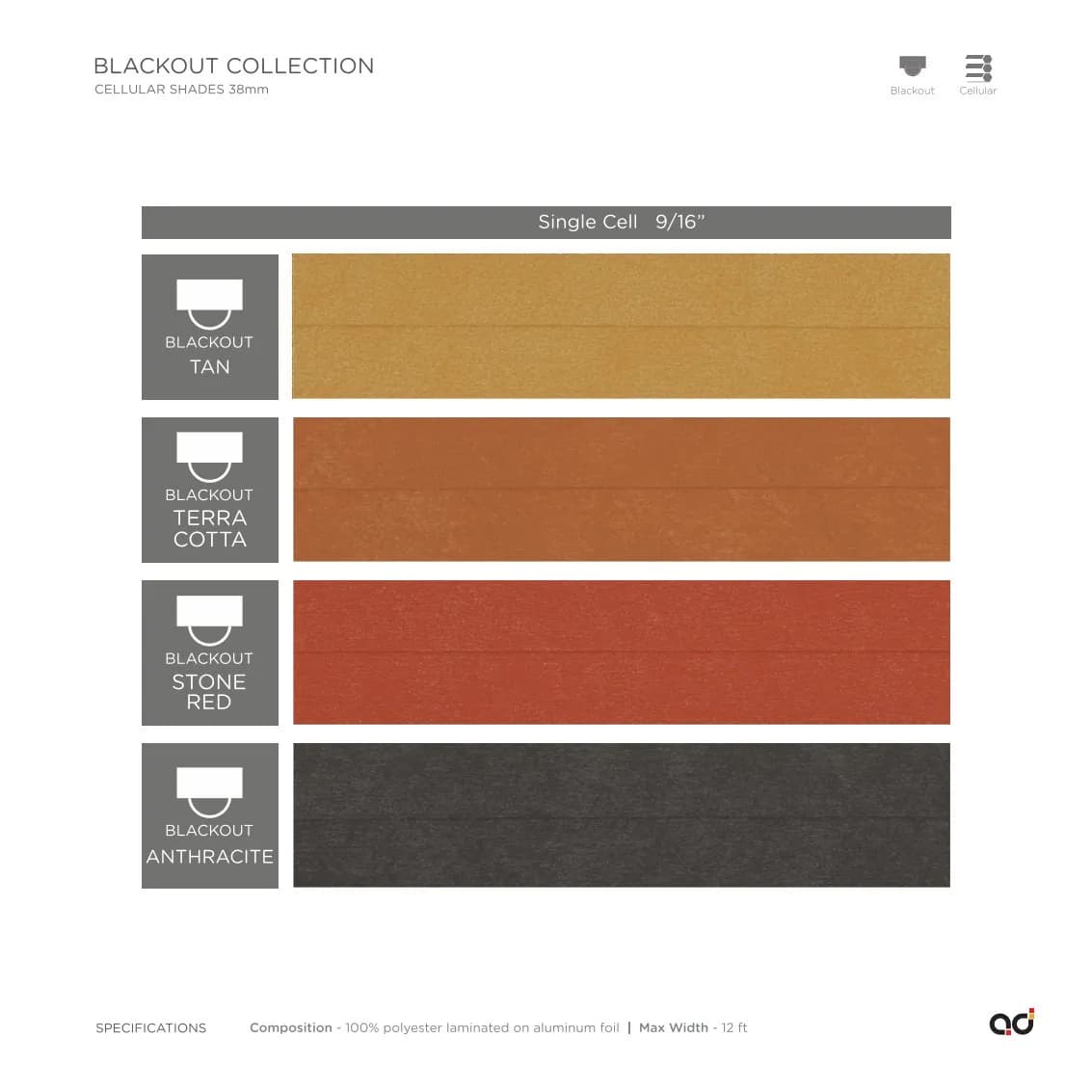 AD Cellular Collection – Stylish & Functional Designs Blackout Collection