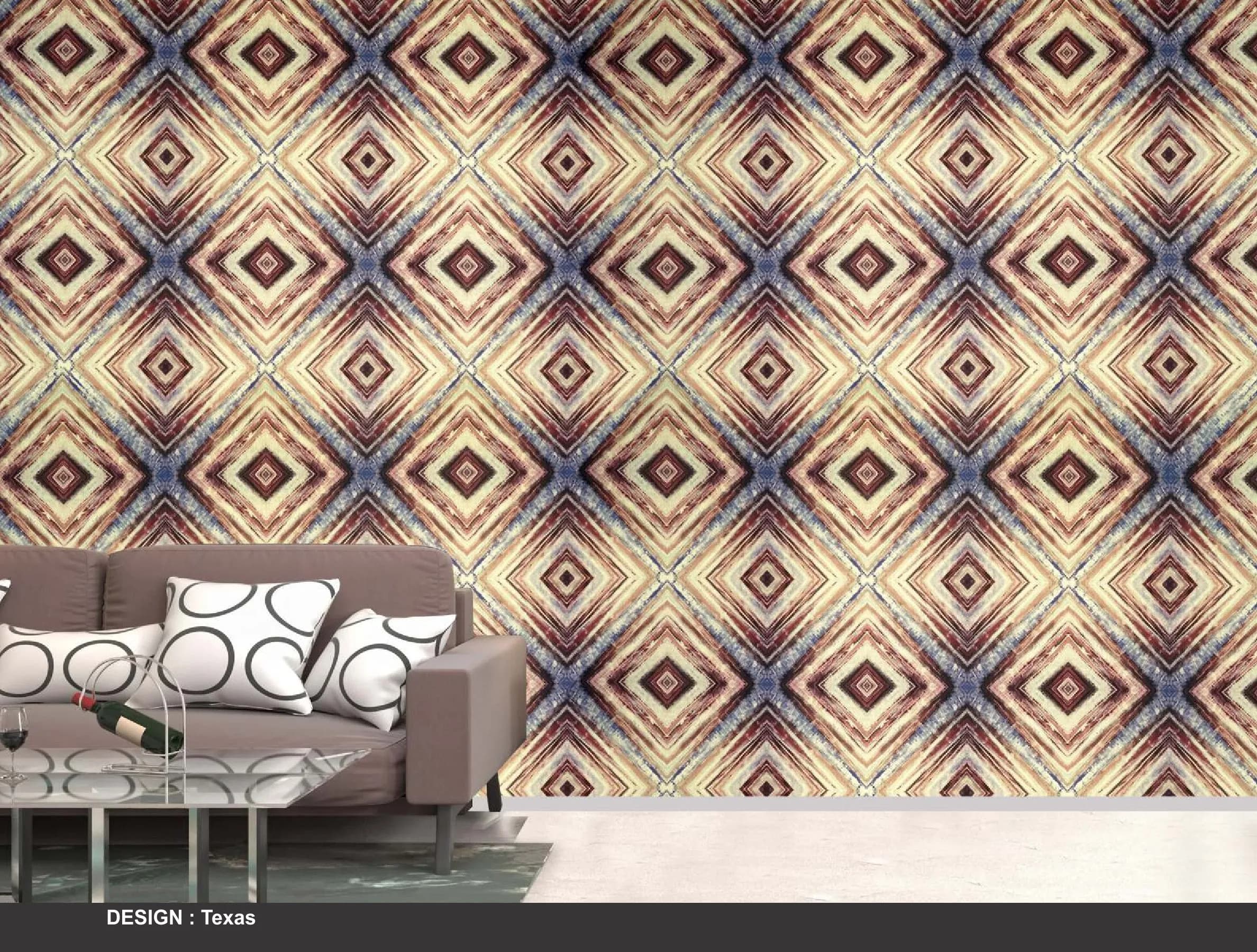 Kazage Texas Printed Blinds & Wallpapers Design