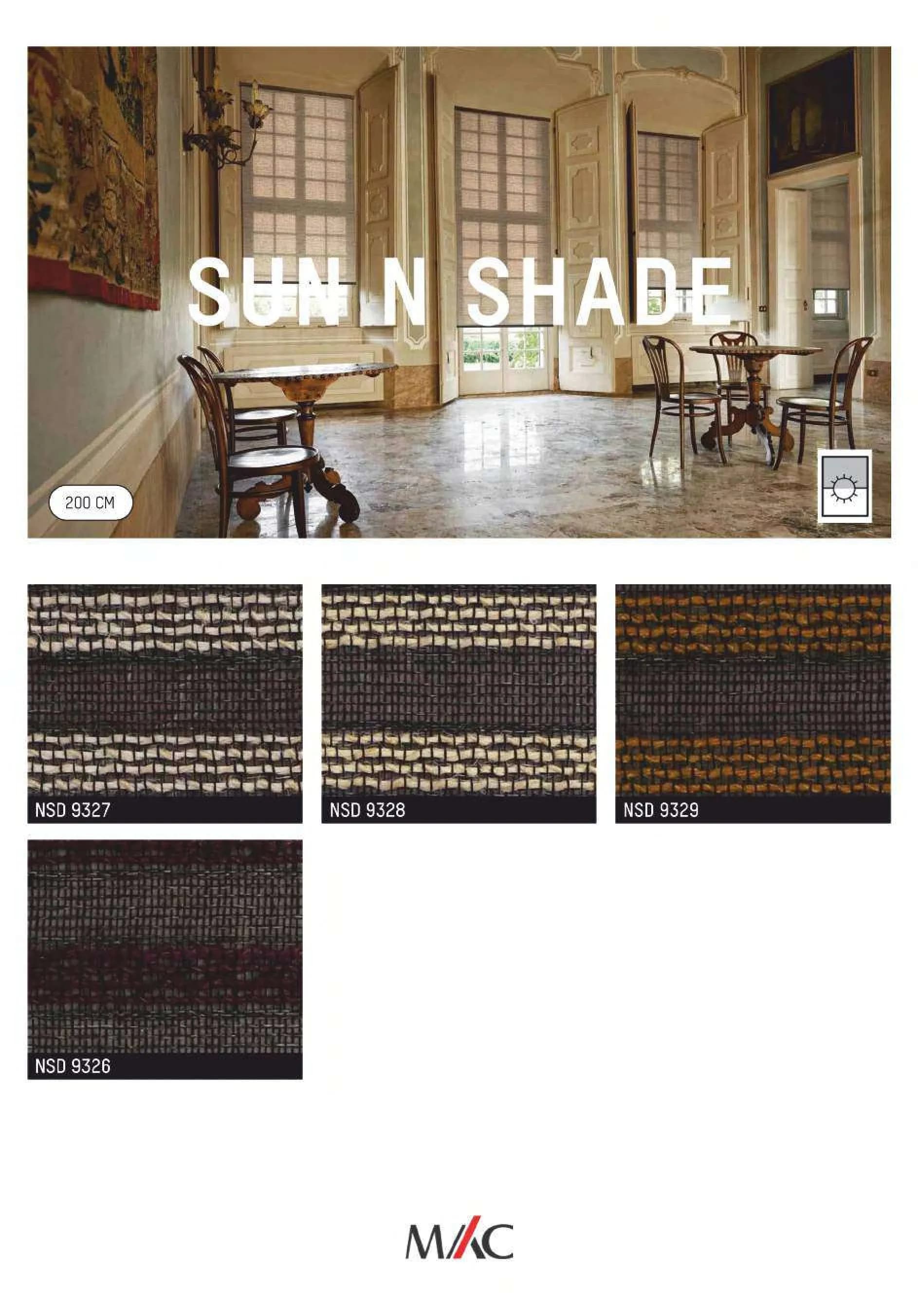 Mac Nature Blinds SUN N SHADE – Stylish & Durable Window Blinds