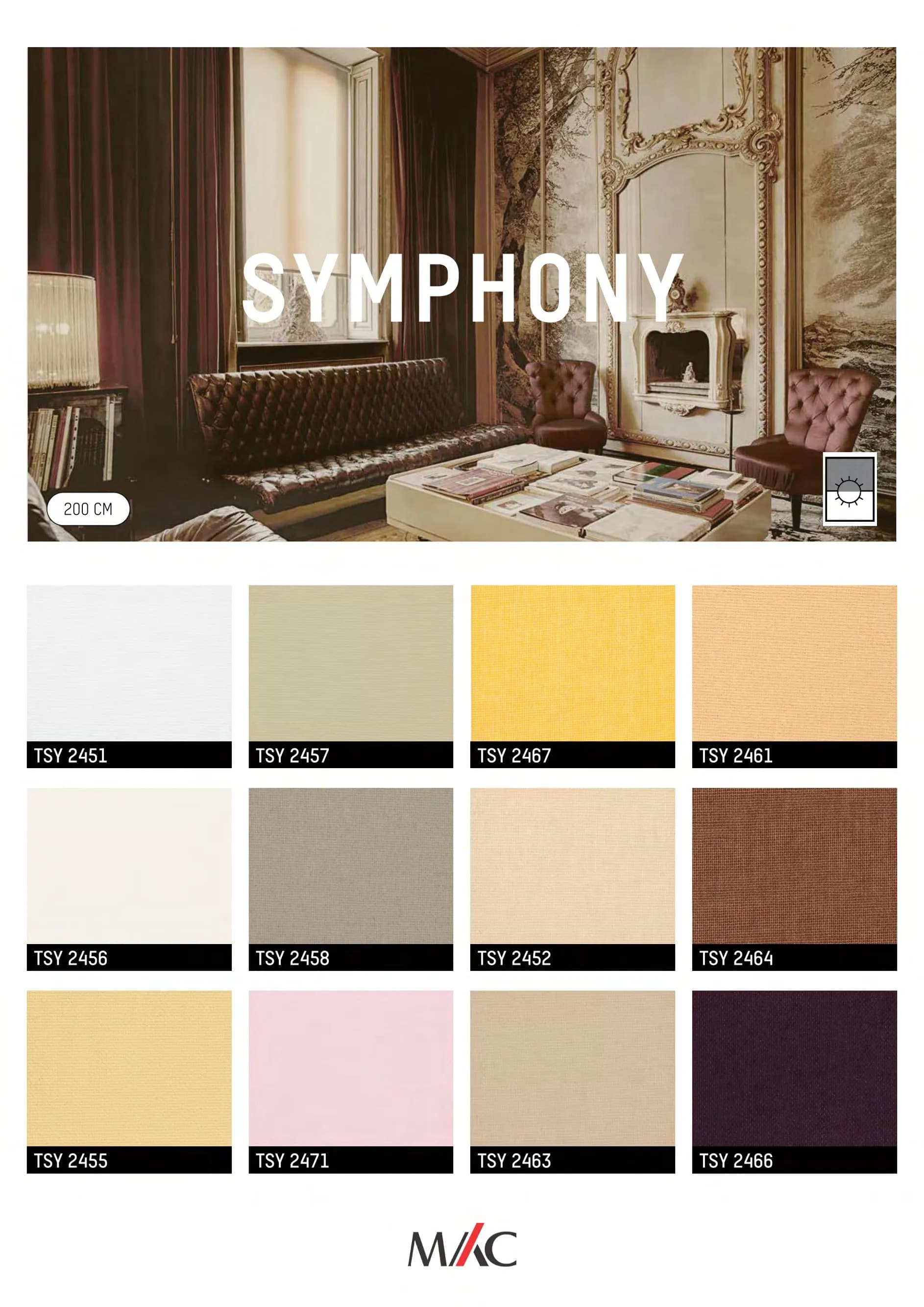 Mac Translucent Blinds SYMPHONY – Soft Light & Privacy