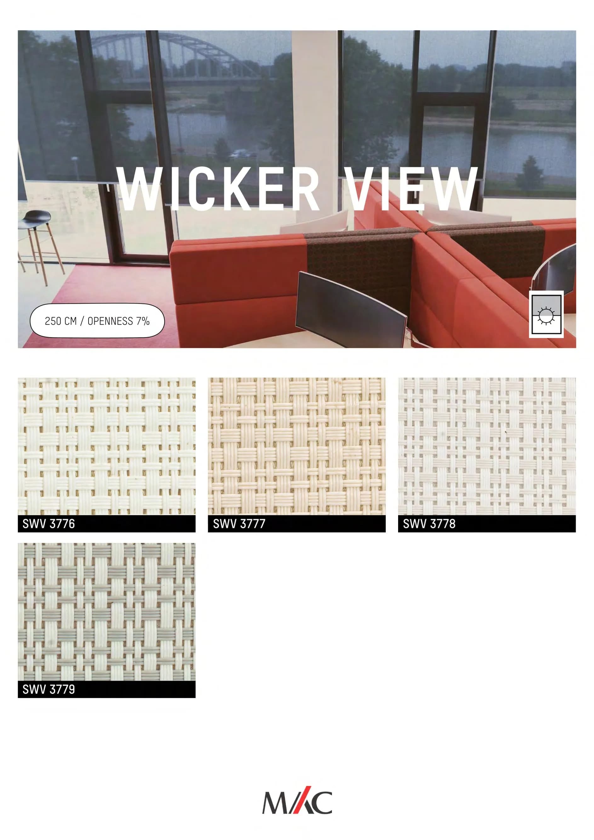 Mac Screen Blinds – Anti-Glare & Privacy Filter Wicker View
