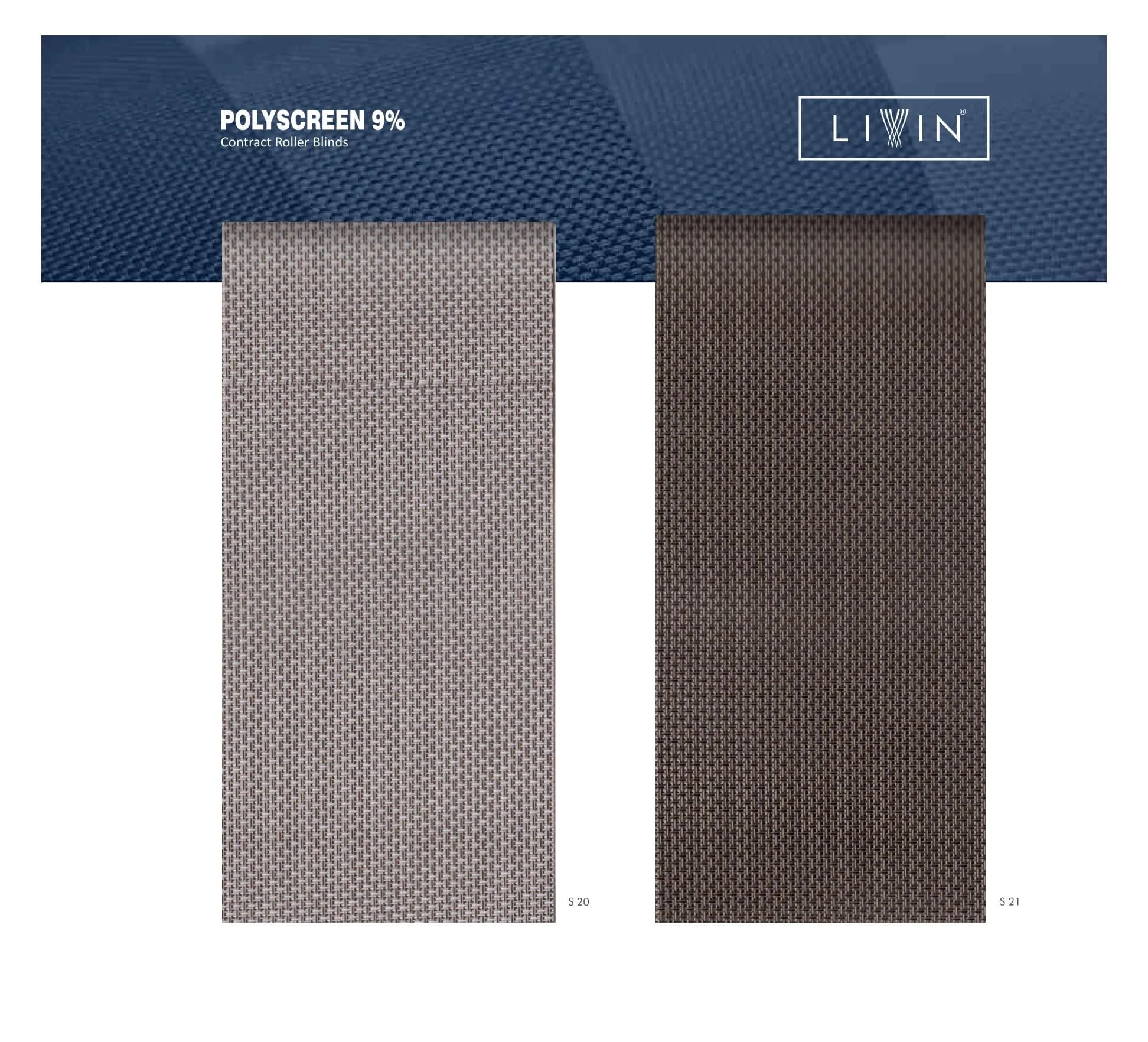 Livin Roller Blinds – Stylish & Light-Filtering S-20 TO 21-Shades