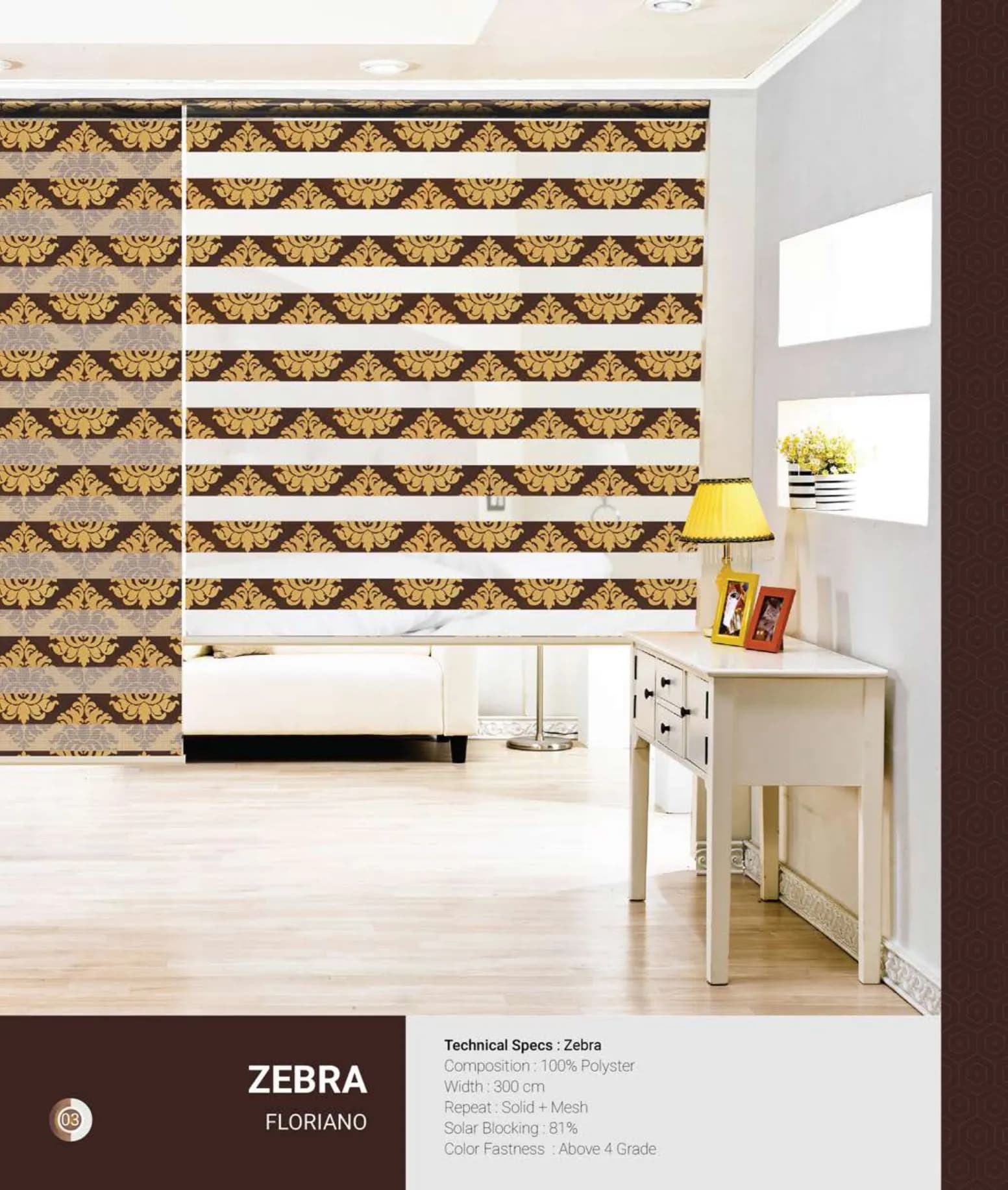 Floriano Johnson Zebra Blind