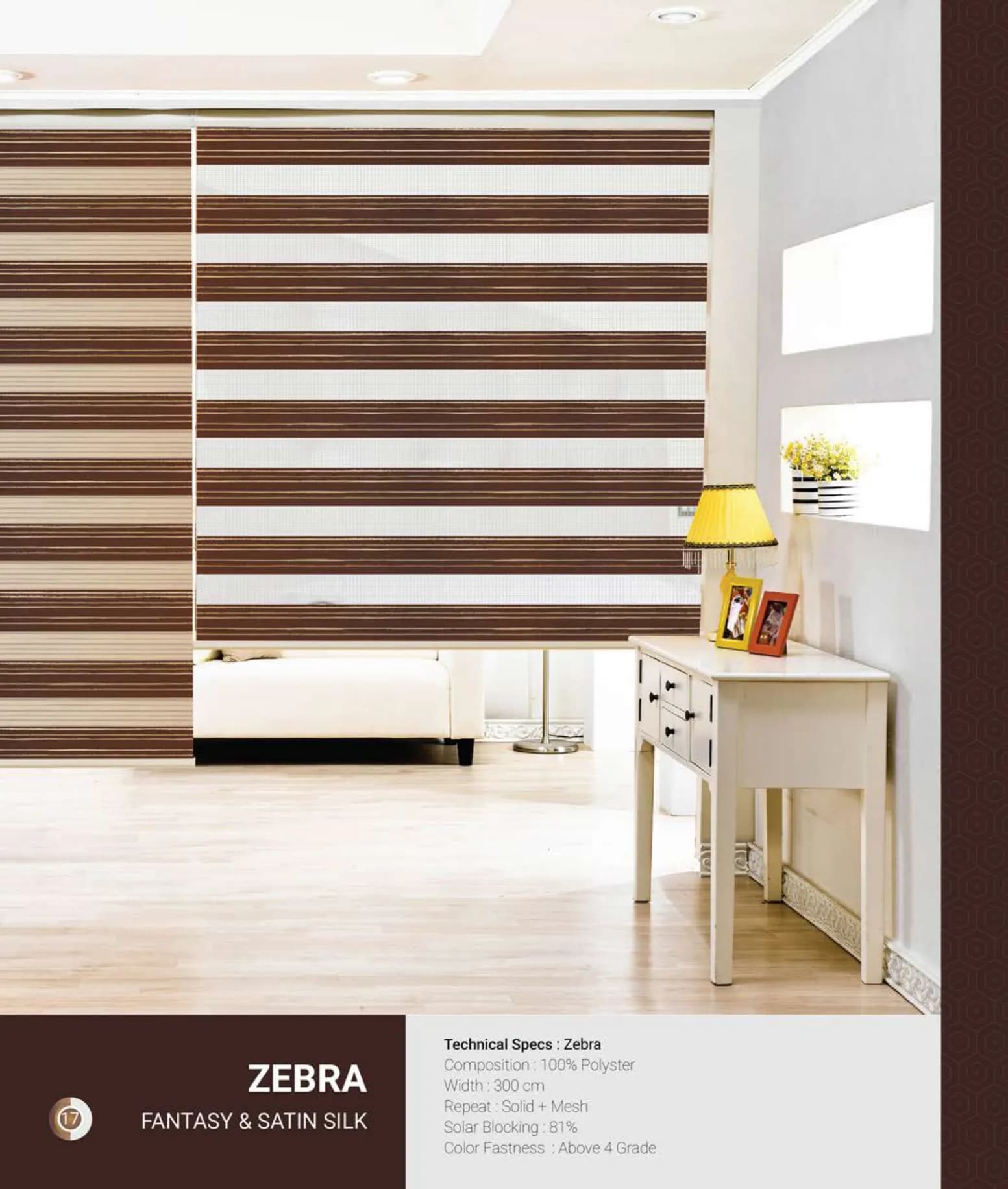 Fantasy Johnson Zebra Blind