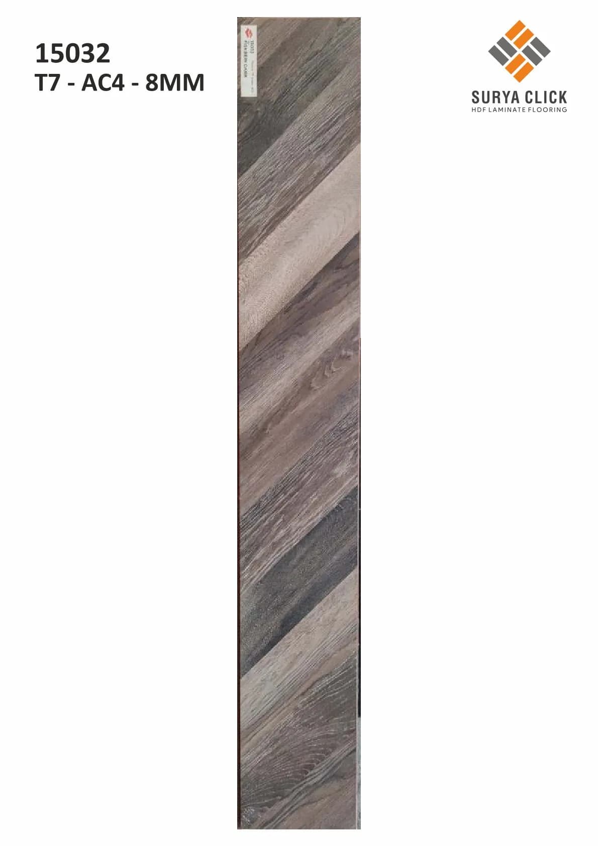 ( 15032 T7 - AC4 - 8MM ) Defloors Surya Planks | Durable Flooring