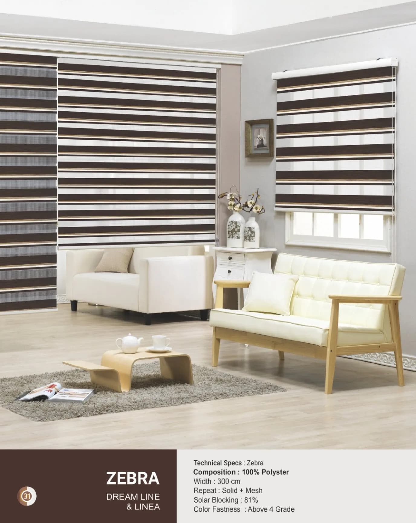 Johnson Zebra Window Blinds – DREAM LINE & LINEA