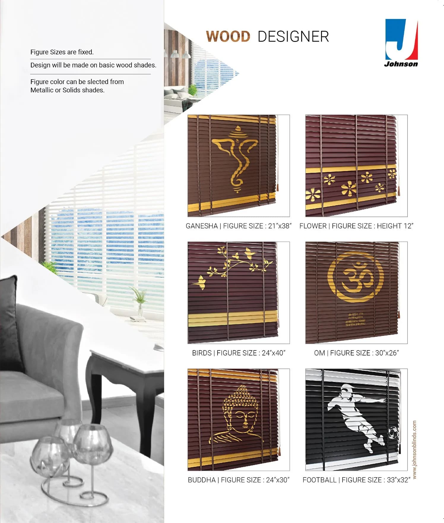 Johnson Wooden Window Blinds – Custom Wood Designs