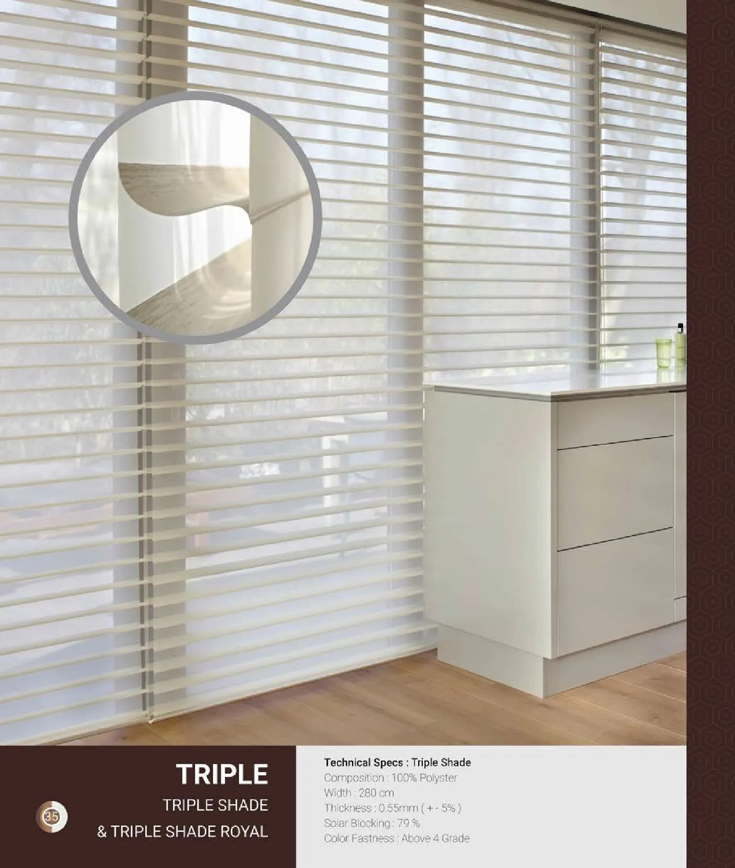 Johnson Zebra Window Blinds TRIPLE SHADE & TRIPLE SHADE ROYAL