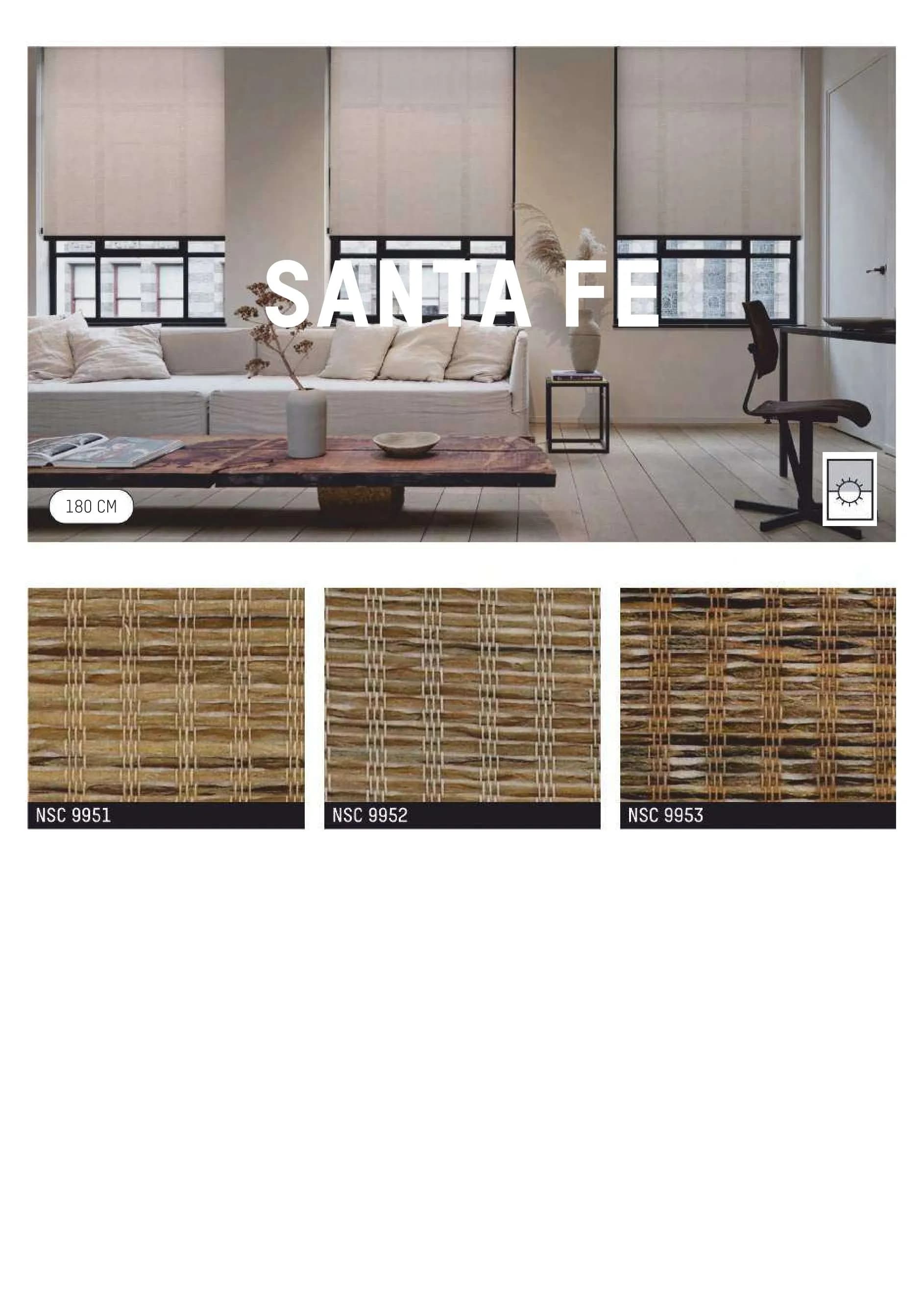 Mac Nature Blinds SANTA FE – Stylish & Durable Window Blinds