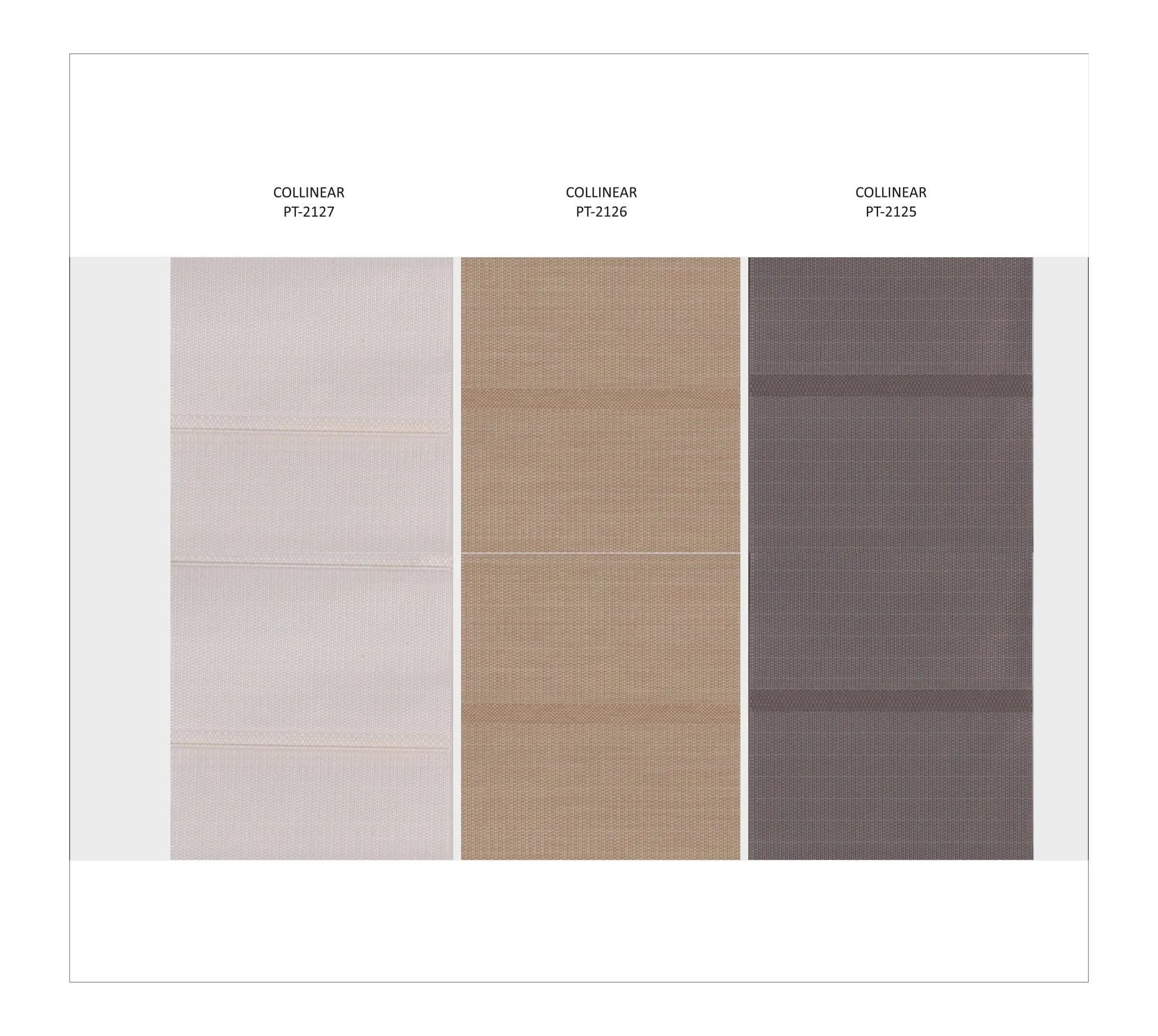 Livin Collinear Blinds PT-2127 to PT-2126 –PT-2125-Modern Window Cover