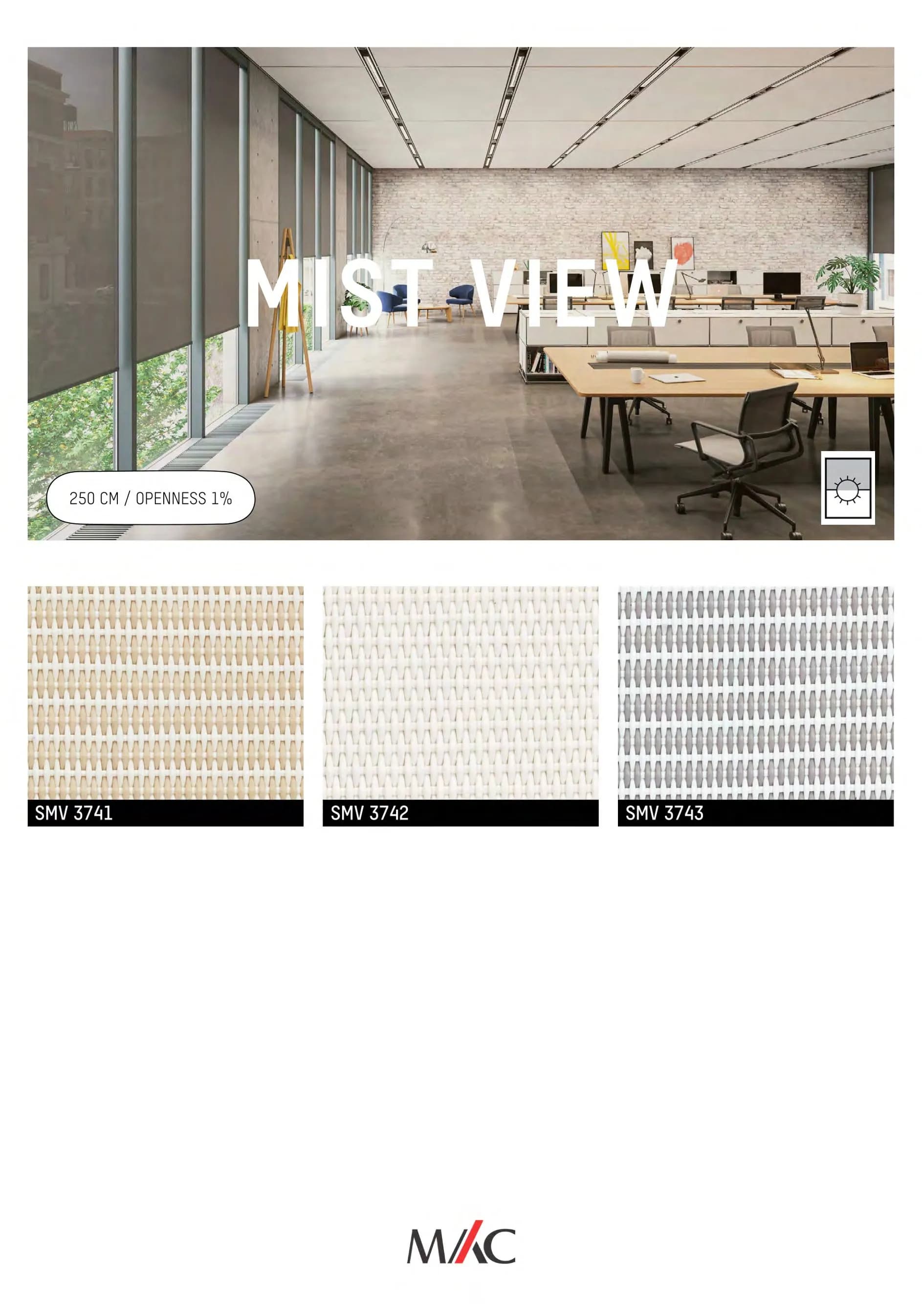 Mac Screen Blinds MIST VIEW – Privacy & Glare Control