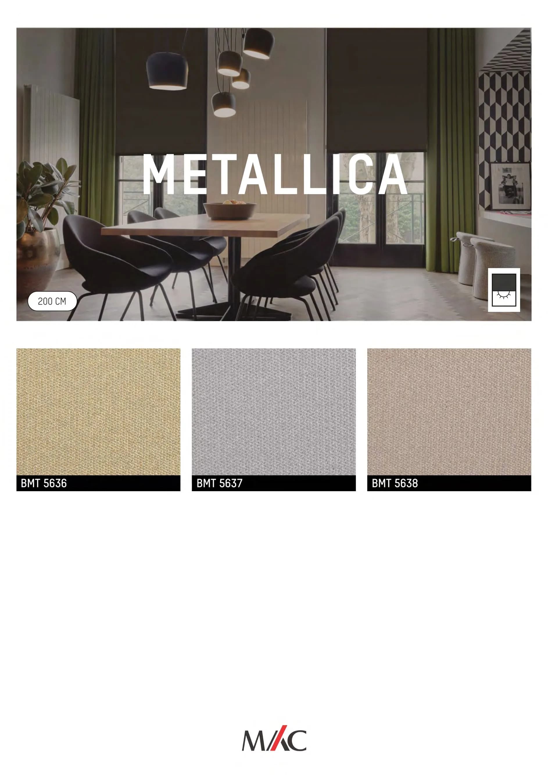 Mac Blackout Blinds METALLICA – Complete Light Control
