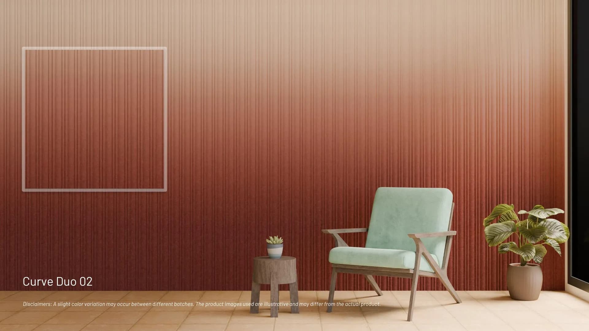 Curve Duo 02-SolarBrite Embossed Fluted Panel – Durable & Stylish