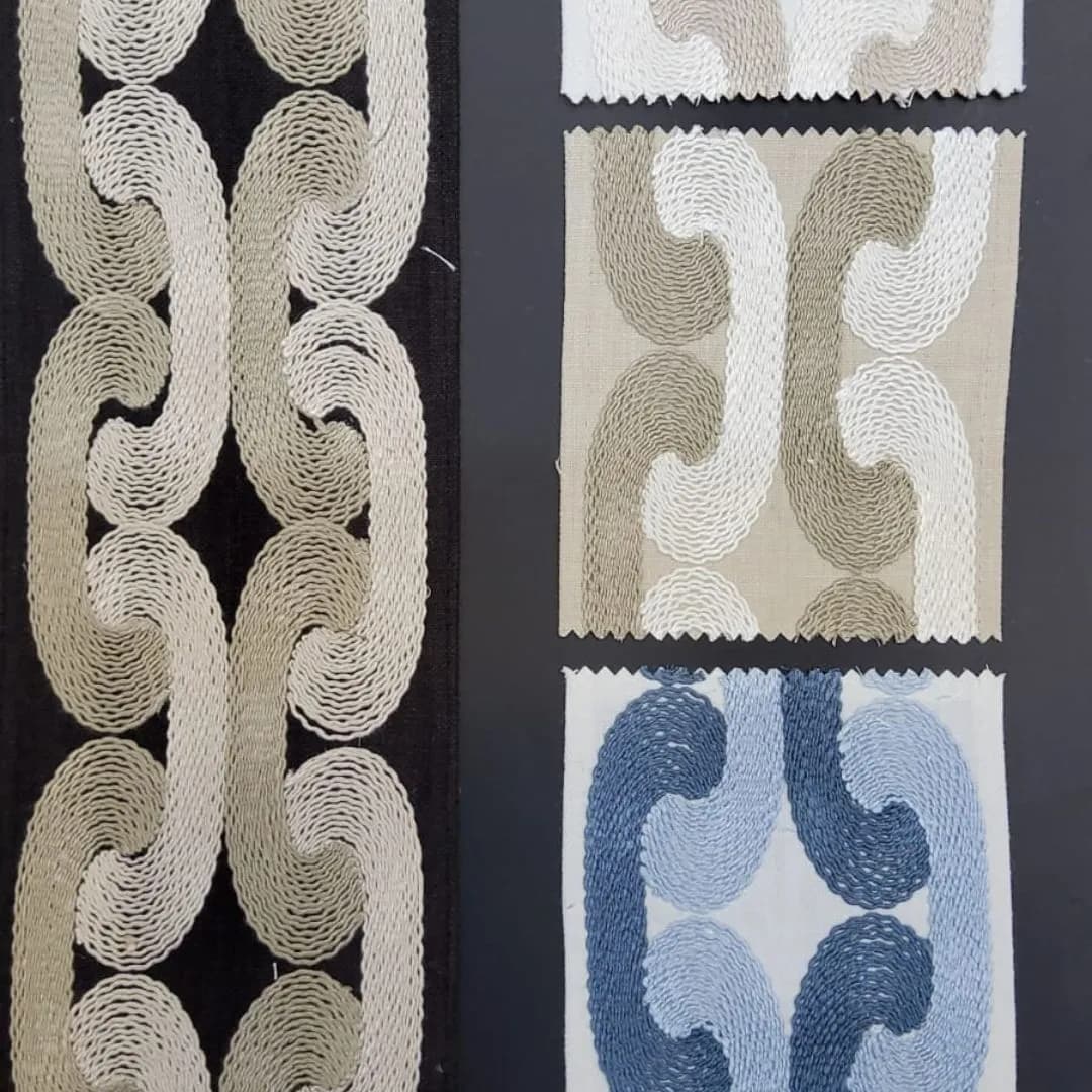 Curtain & Sofa Borders 01 Fabric - Perfect for Upholstery Elegance