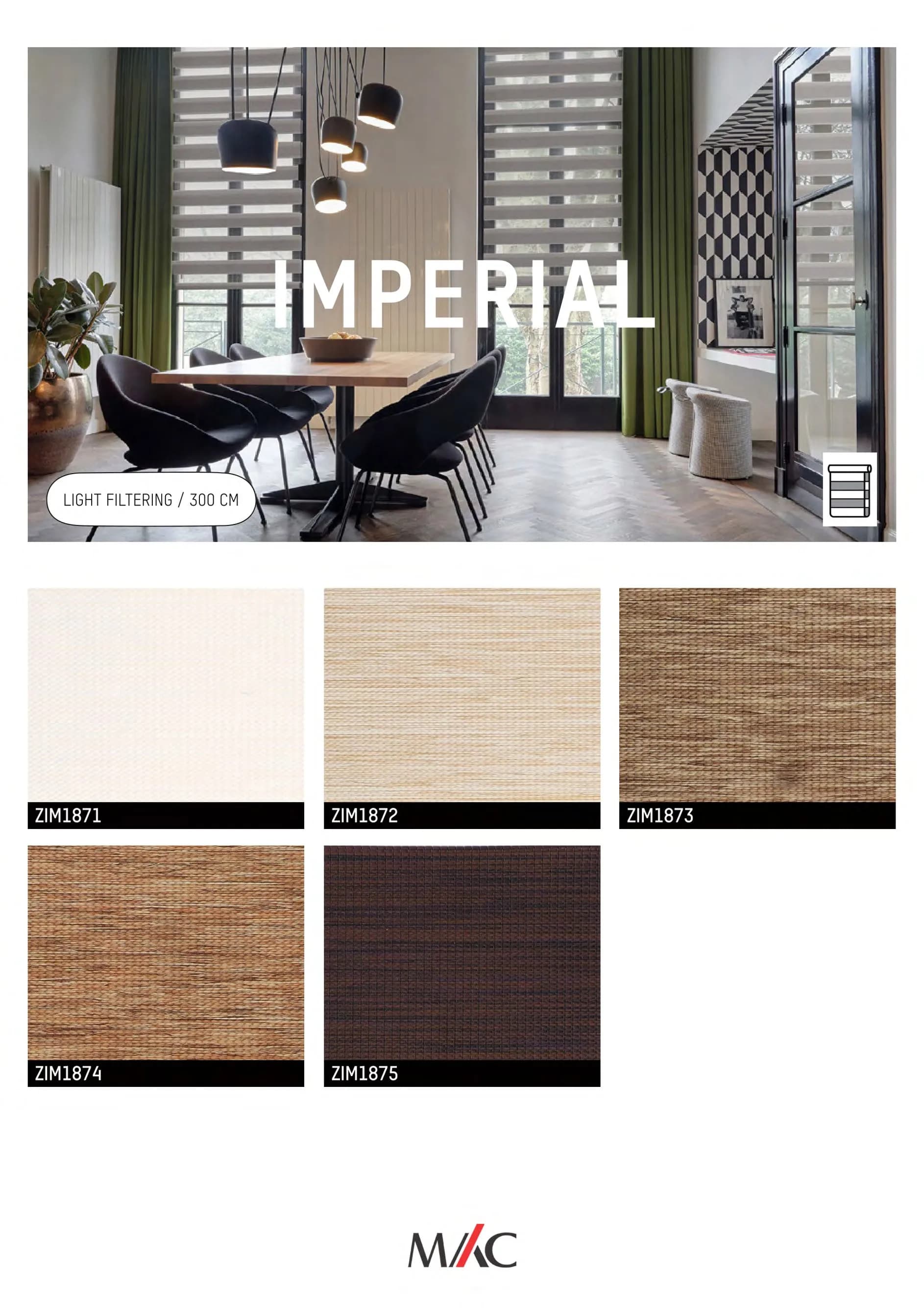 Mac Zebrano Blinds IMPERIAL– Elegant Light Control