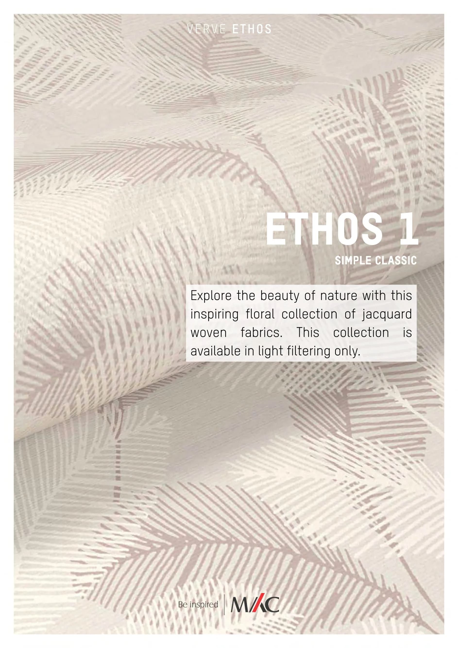 Mac Verve Window Blinds ETHOS-1 – Stylish & Sleek