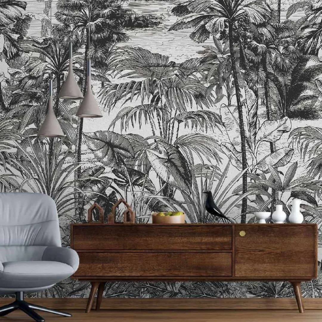 Tropical Lake Custom Wallpaper Collection - Vibrant & Personalized