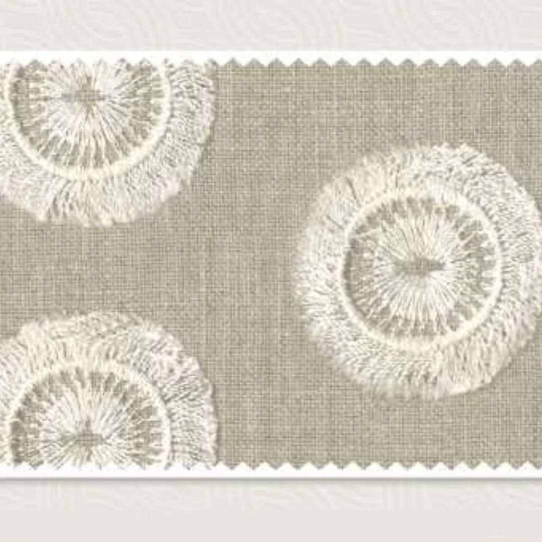 ILKAL BAY0033 Bayana Embroidery Fabric - Opulent Upholstery Elegance