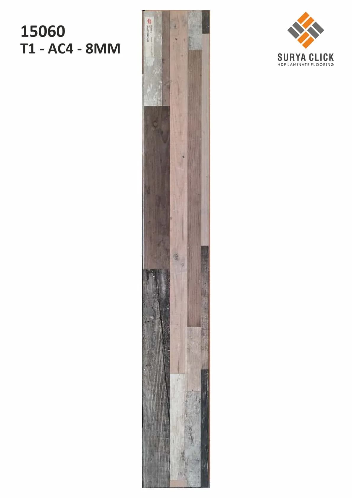 ( 15060 T1 - AC4 - 8MM ) Defloors Surya Planks | Durable Flooring