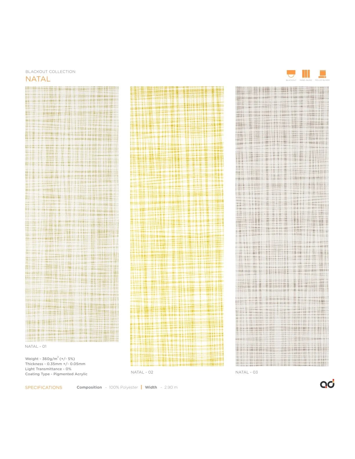 AD Cortina Collection Vol-2 Blackout Curtains NATAL