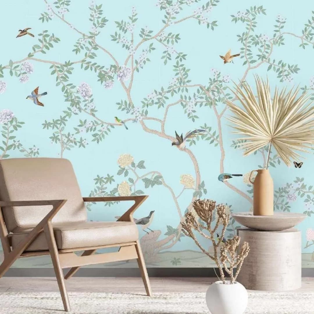 Paradise In Bloom: Tropical Custom Wallpaper Collection