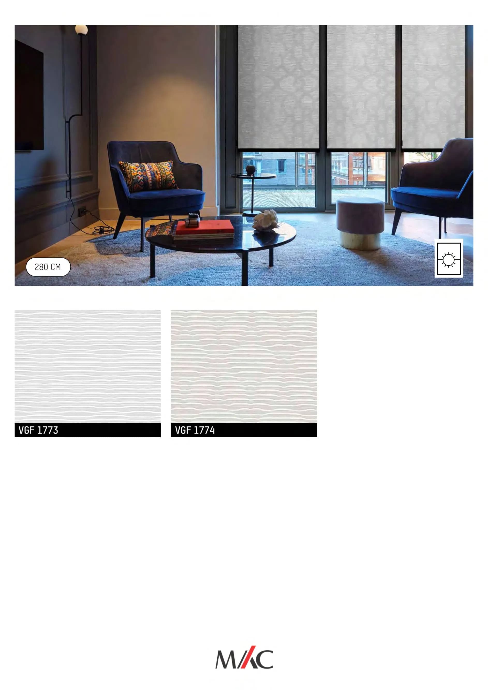 Mac Verve Window Blinds GRAFIKA-3 – Stylish & Sleek