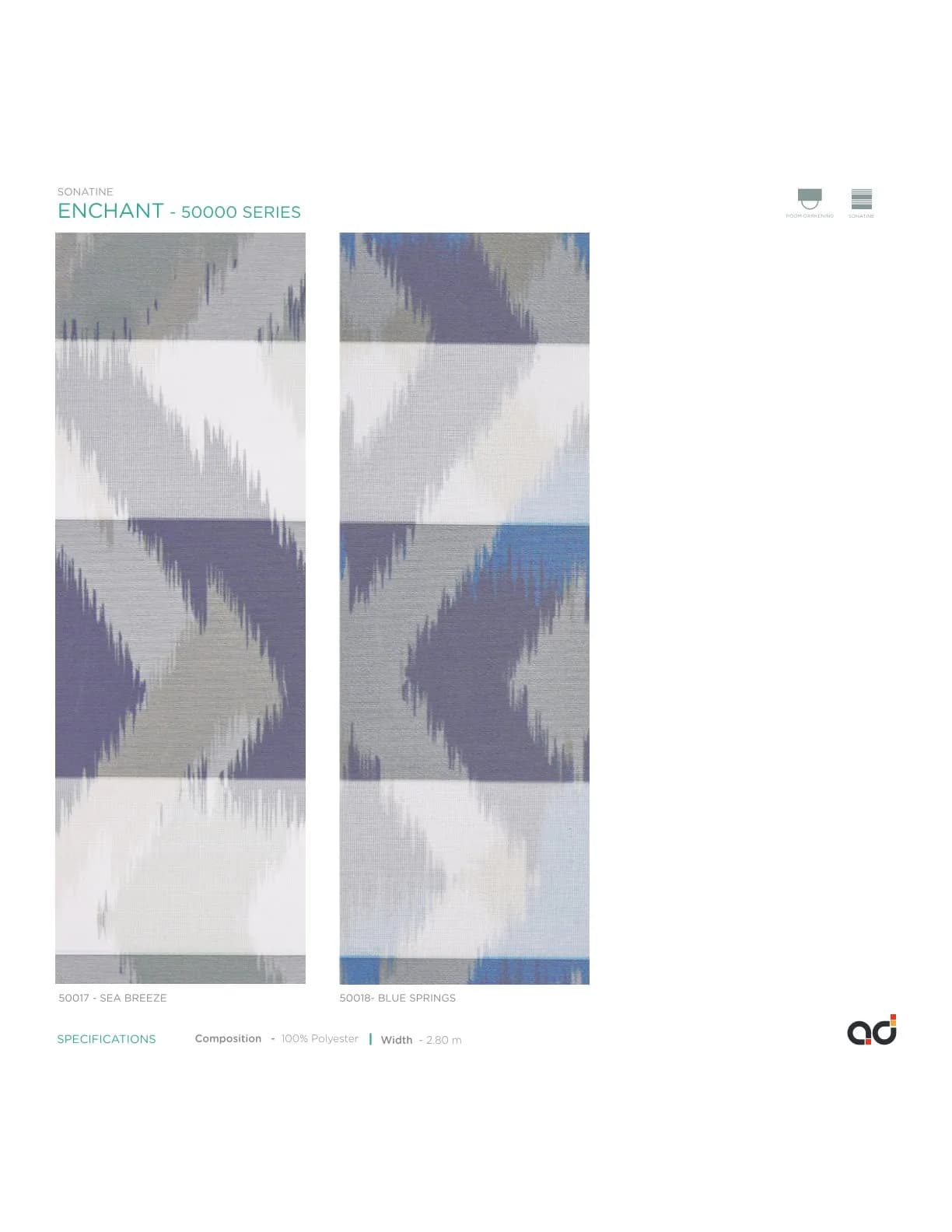 AD Vision Sonatine ENCHANT 50000 SERIES Curtains Vol-1