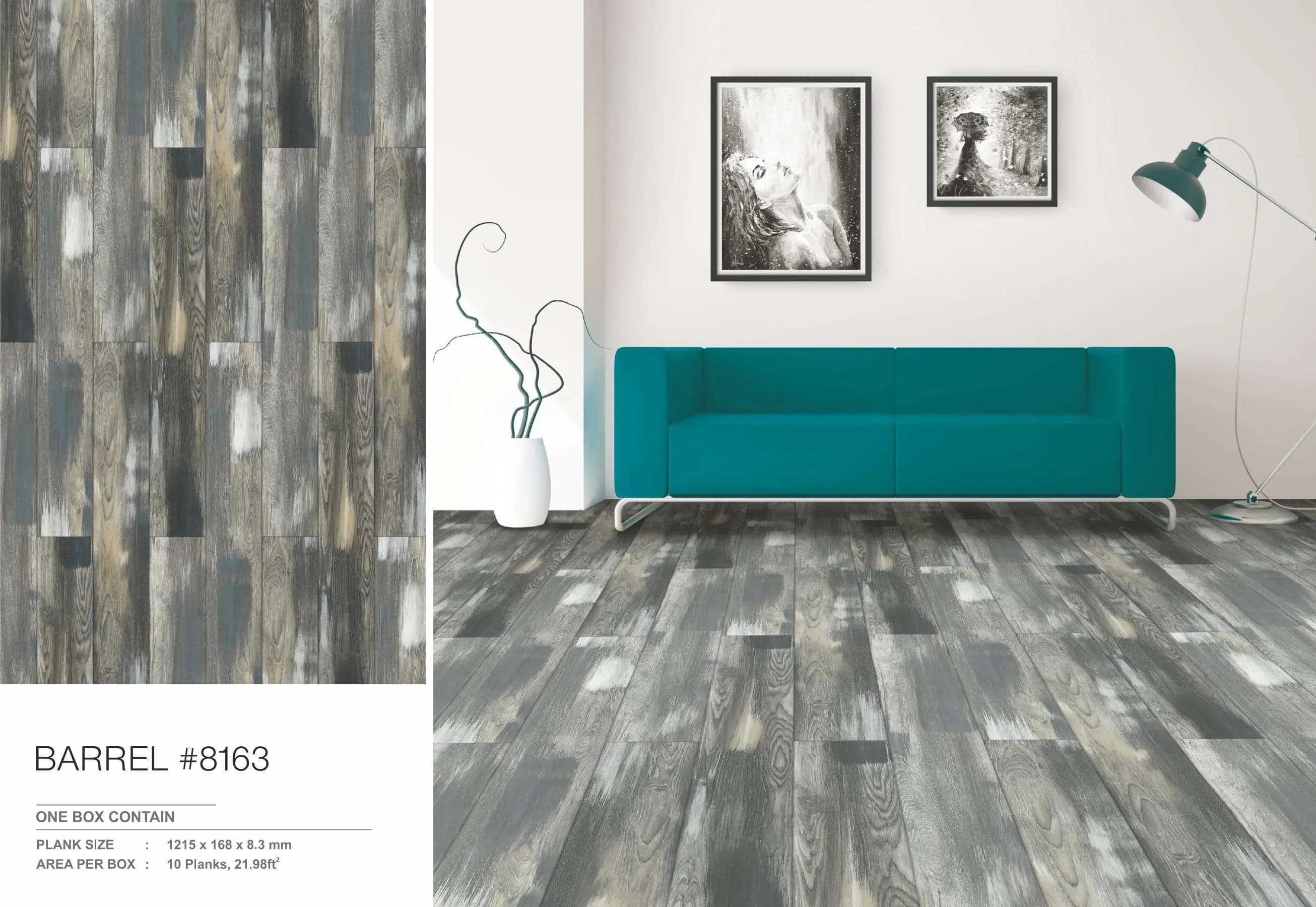 Defloors Rustico Barrel #8163 | 8.3MM Durable Flooring