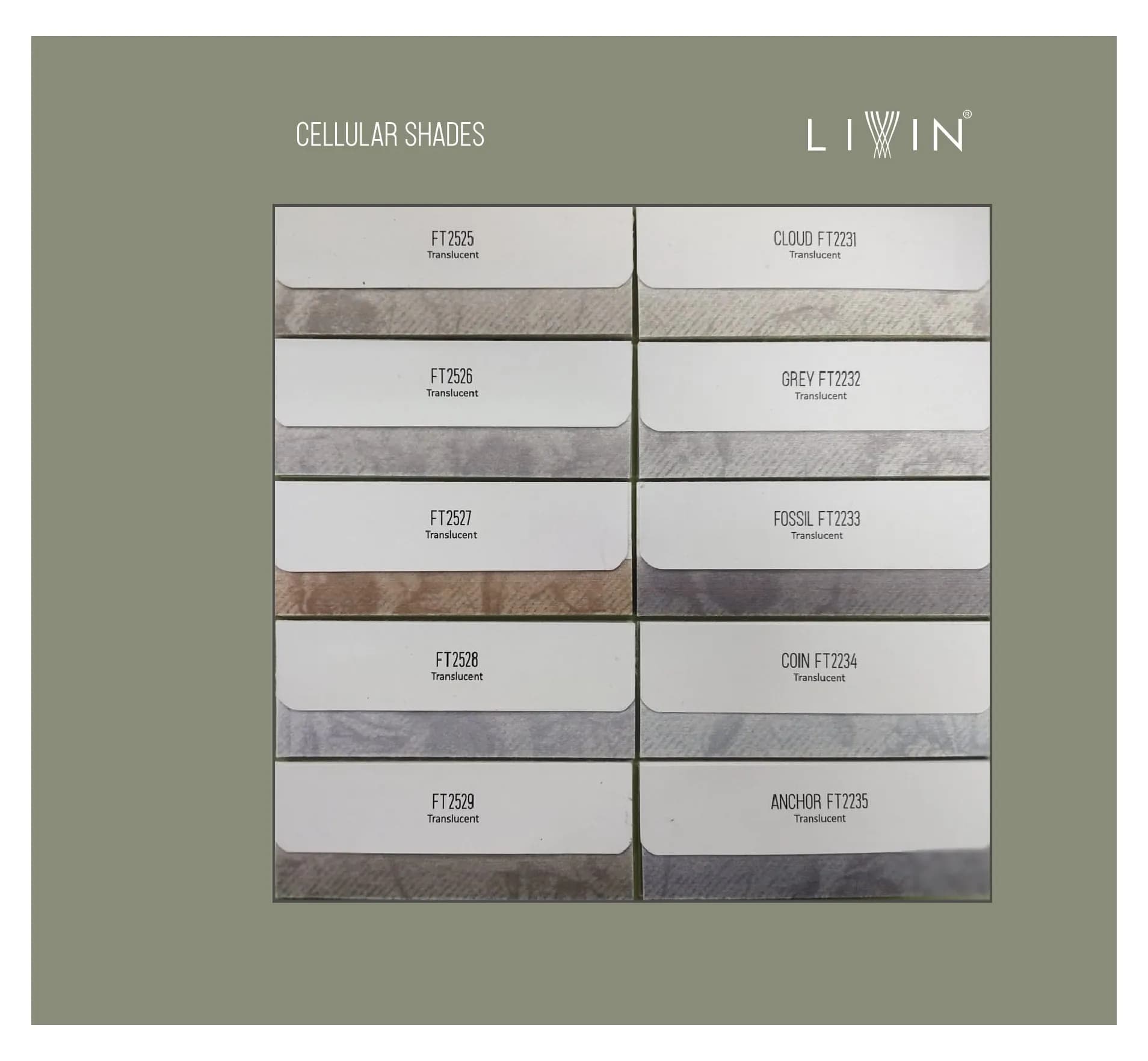Livin Cellular Blinds – Translucent Light Filtering