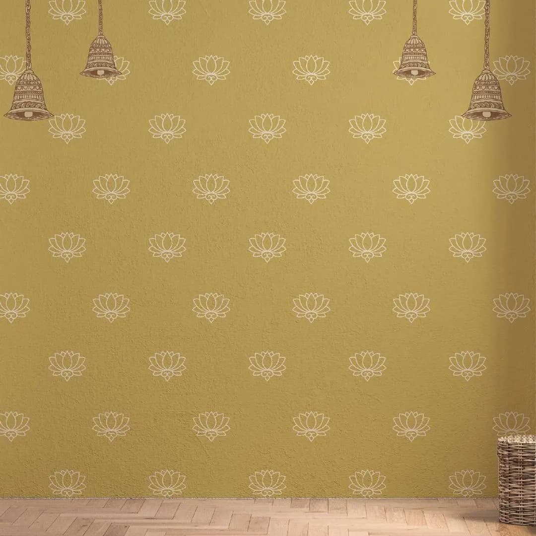 INDIAN TEMPLES COLLECTION | Pichwai Lotus