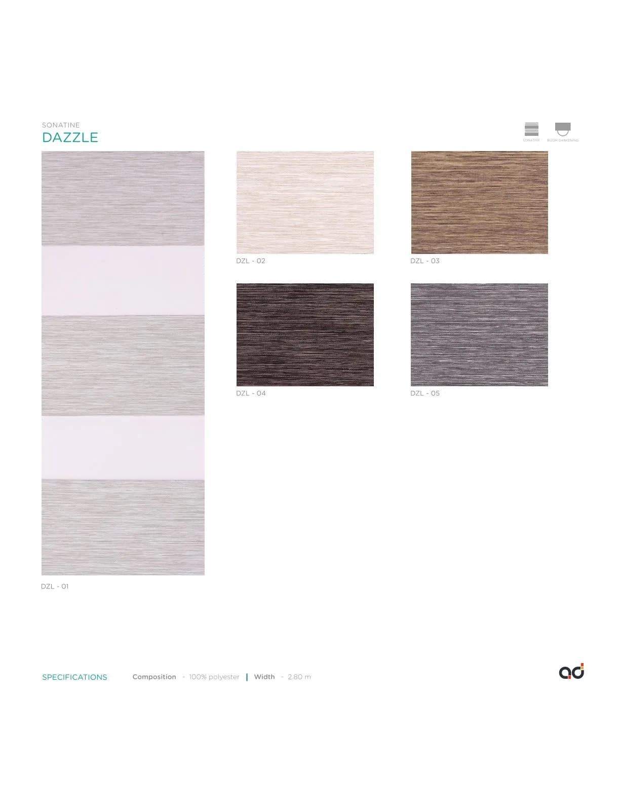 AD Vision Sonatine DAZZLE Curtains Vol-1