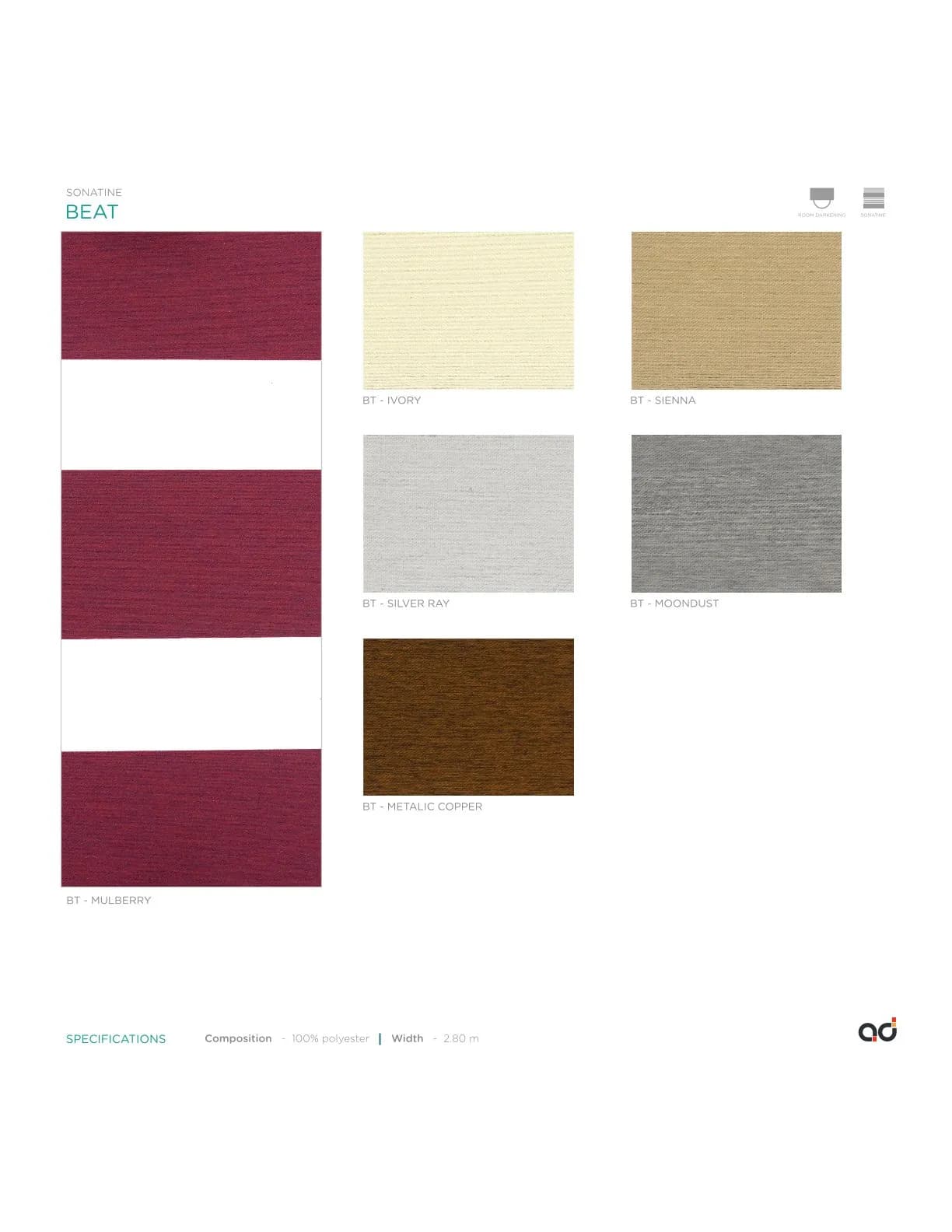 AD Vision Sonatine BEAT Curtains Vol-1