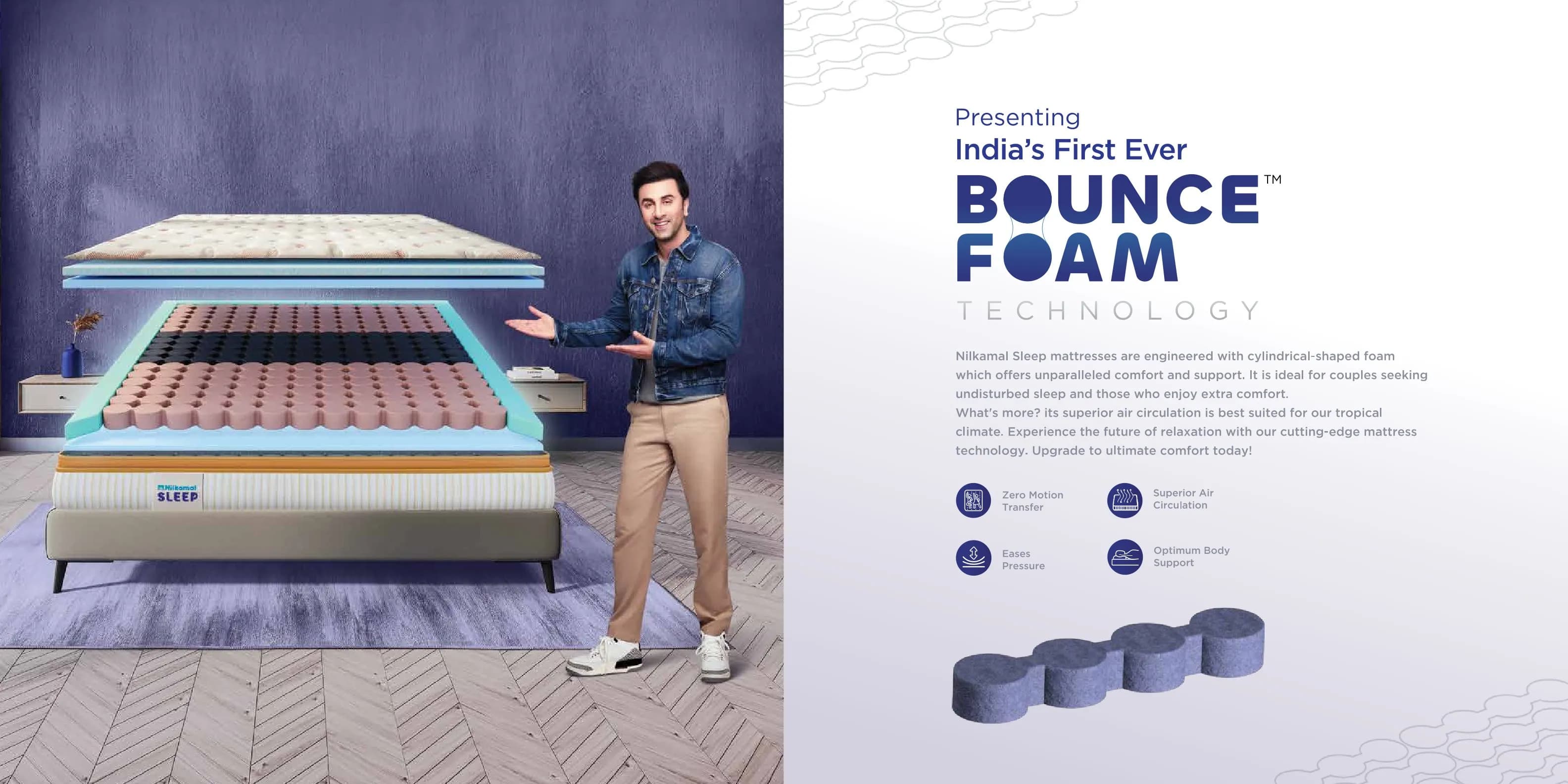 Nilkamal Deep Sleep Nova Mattress – Ultimate Comfort