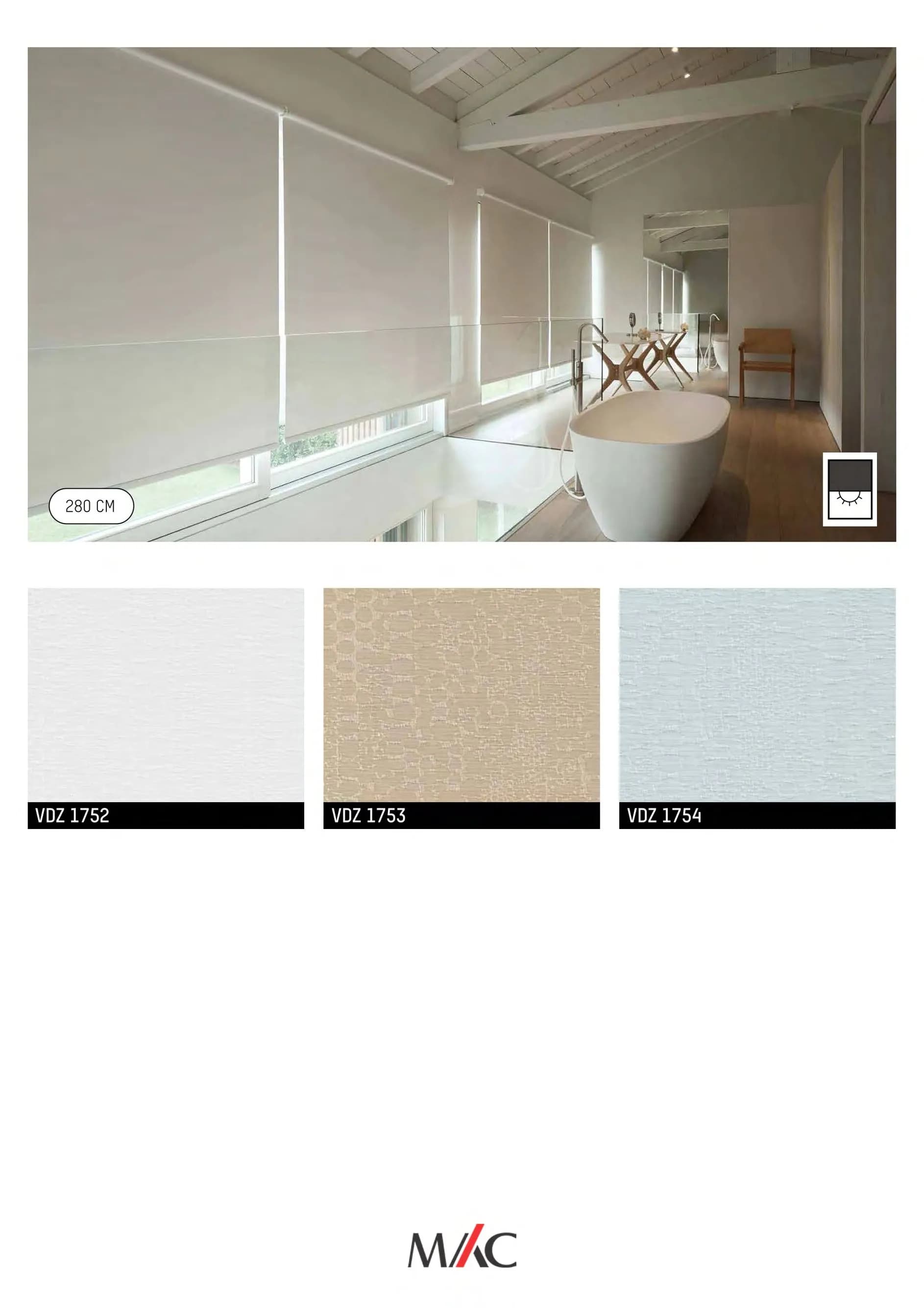 Mac Verve Blinds – Dark Zone-1 Light Blocking