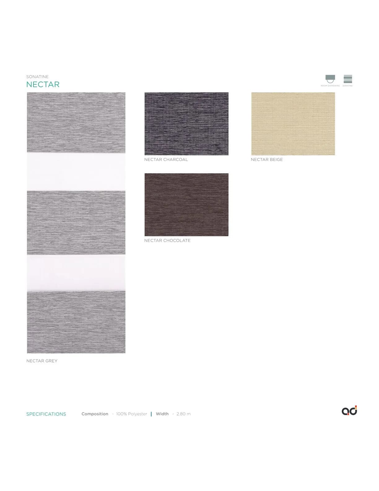 AD Vision Sonatine NECTAR Curtains Vol-1