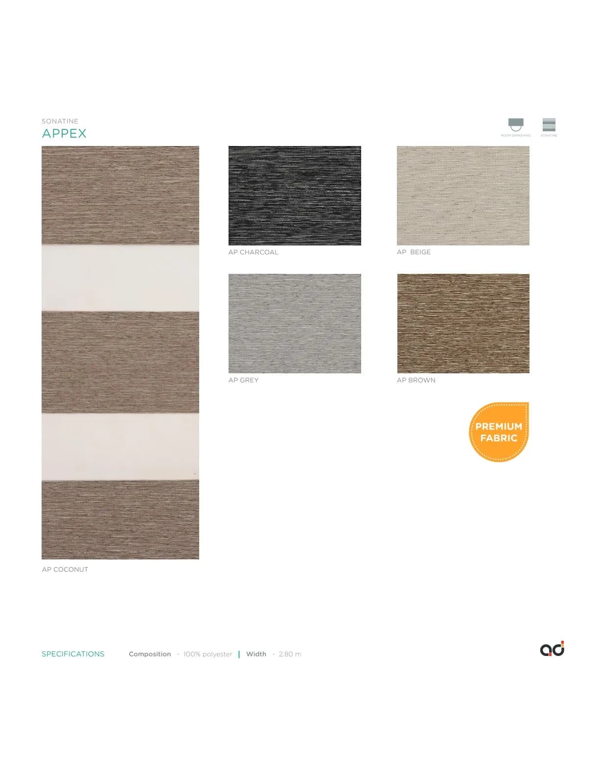 AD Vision Sonatine APPEX Curtains Vol-1