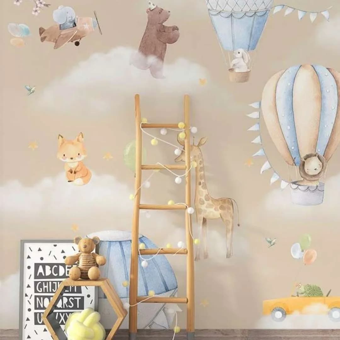 Kids Wallpaper Collection | Hot Air Balloons