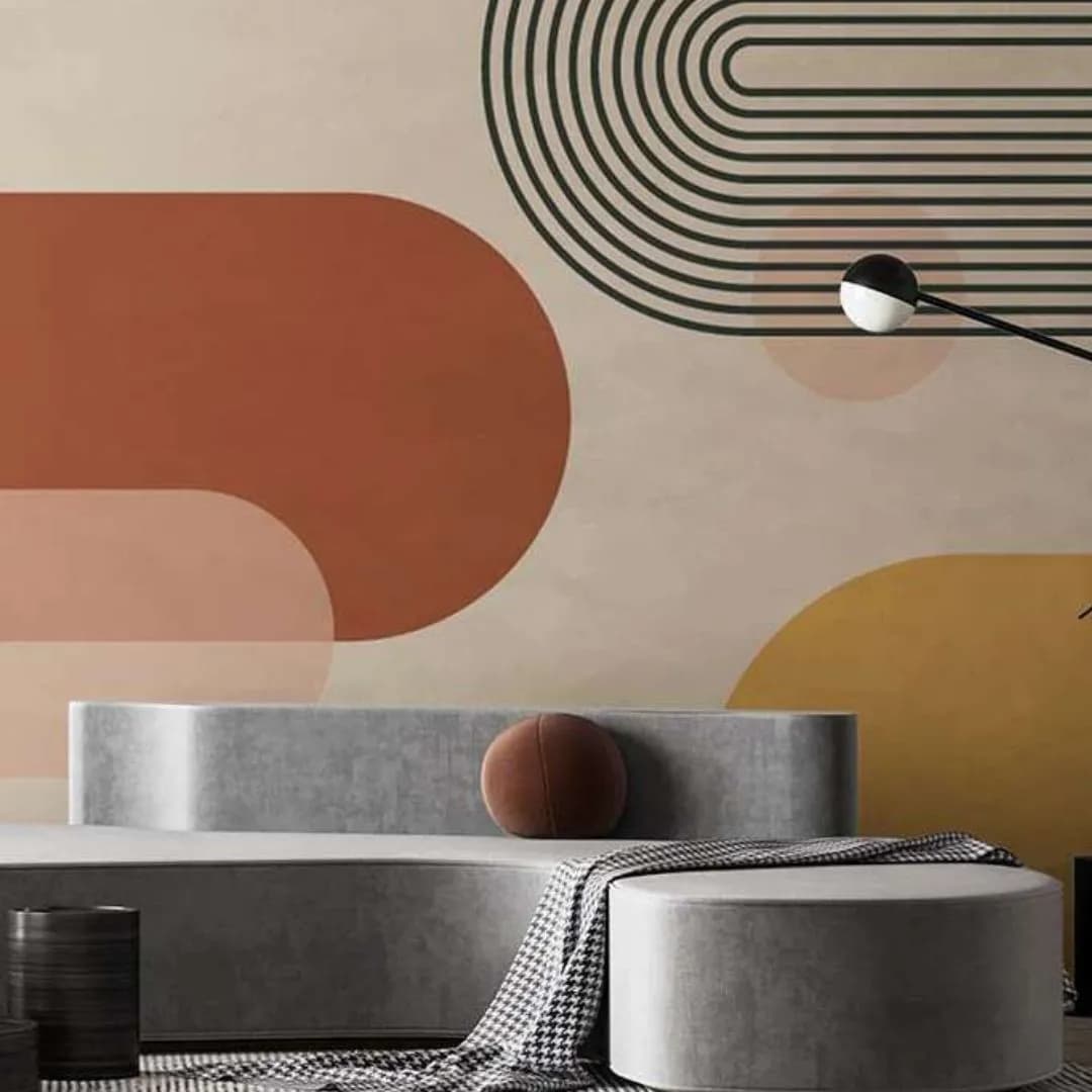 Abstract Wallpaper for Modern Interiors - Unique Home Decor