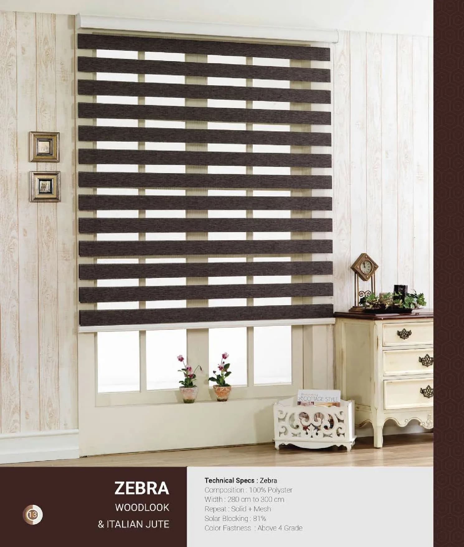 Johnson Zebra Window Blinds – WOODLOOK