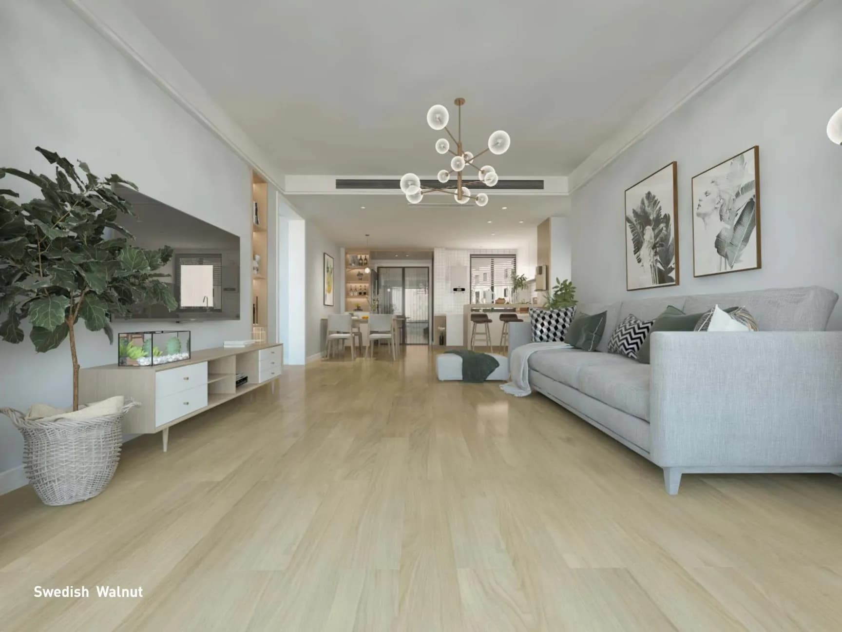 Defloors The Walnut - Swedish Walnut 8mm Flooring