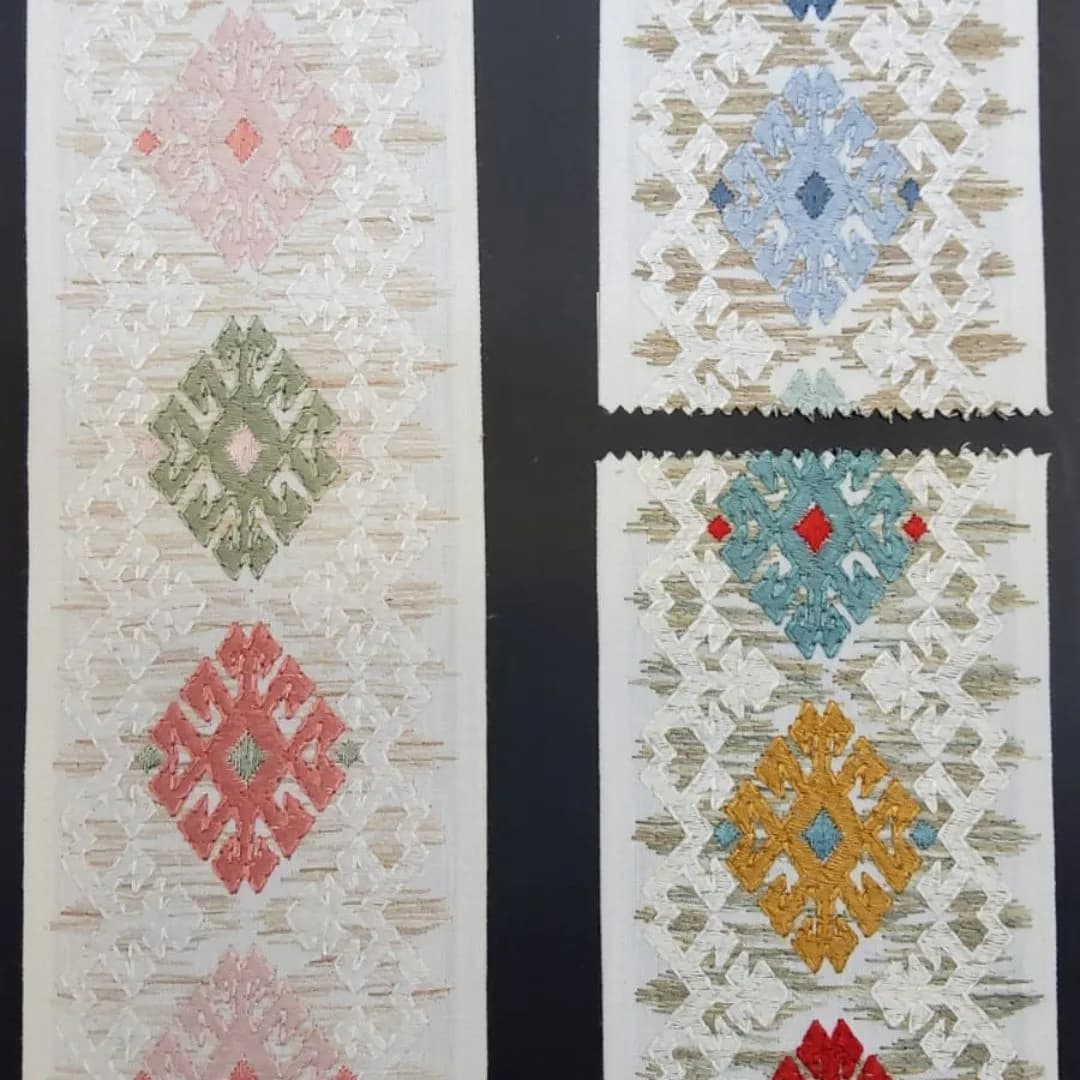 Premium Curtain & Sofa Borders 09 Fabric for Elegant Upholstery