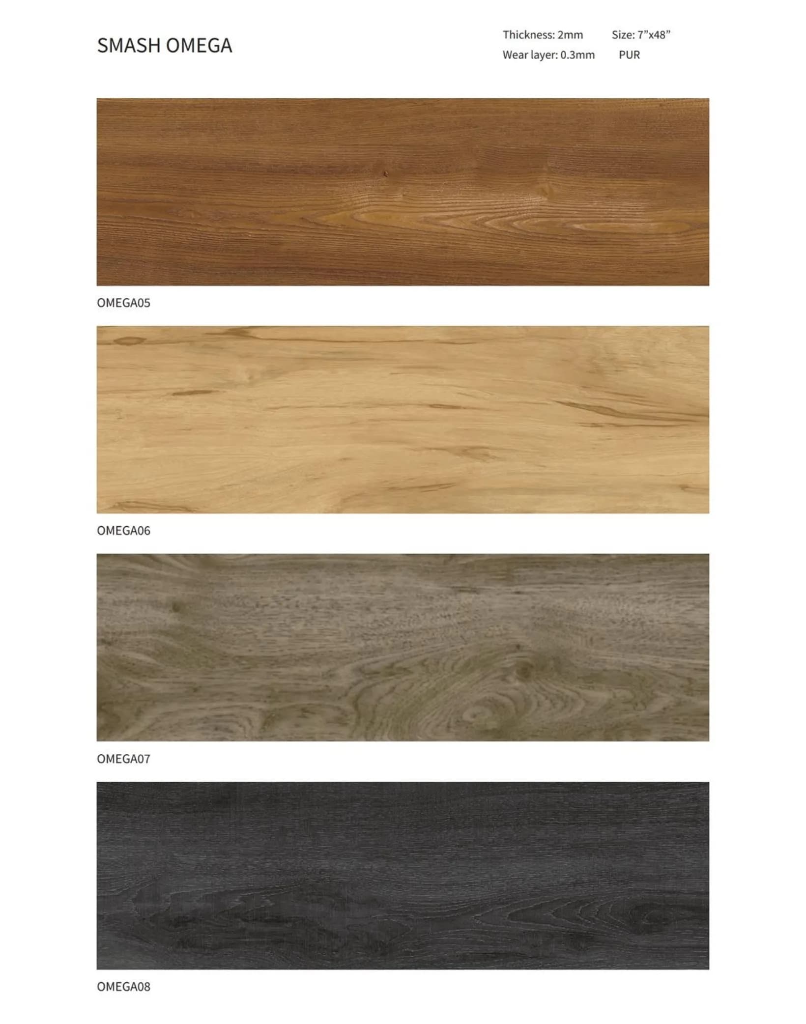 Marvel Smash Omega Vinyl Planks - Durable & Stylish