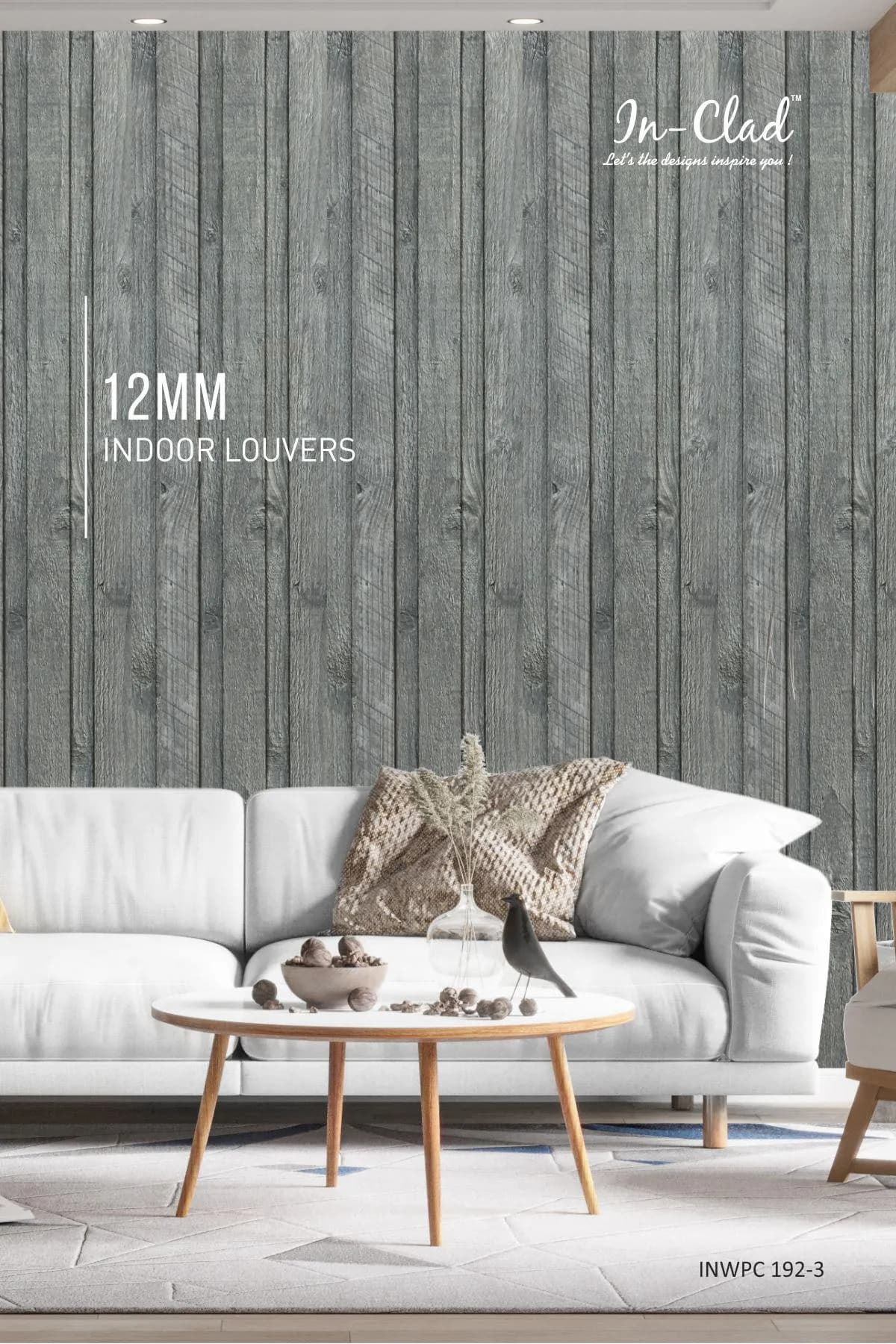 WPC Panel Code INWPC 192 - 3 Tile: Premium Quality, Easy Installation