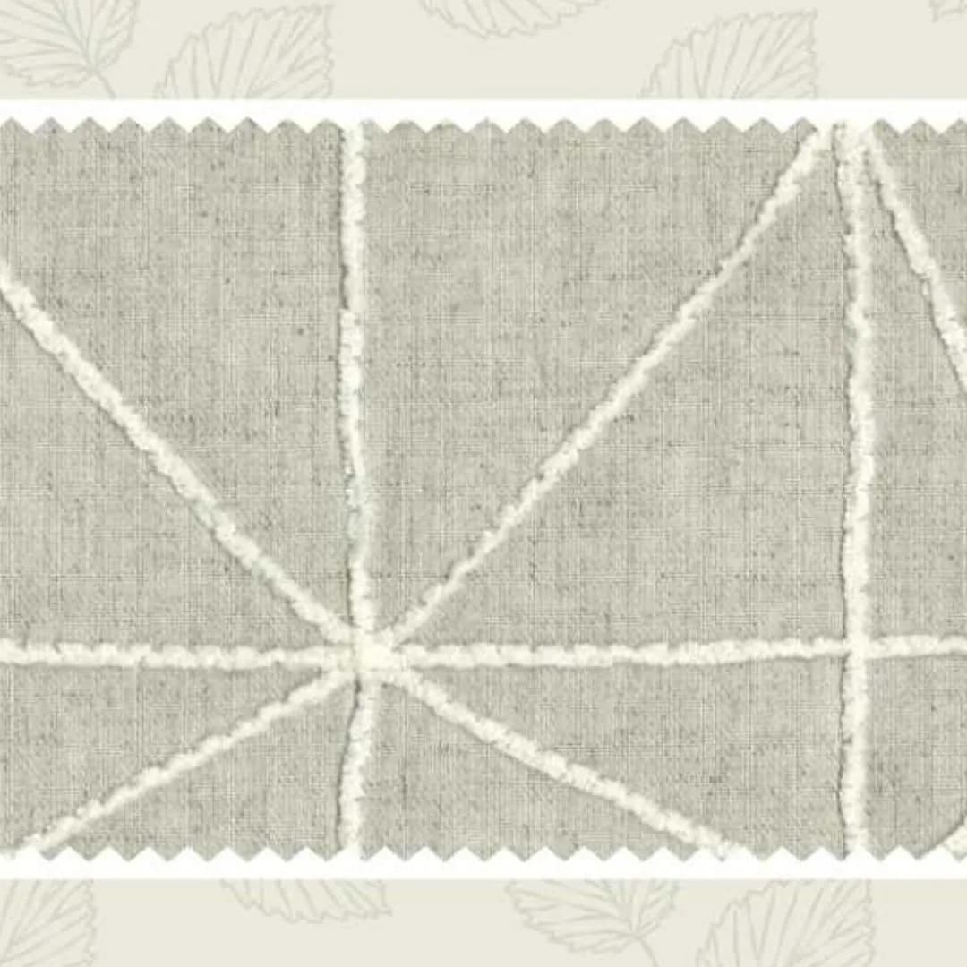LENA | KARVY31 Alden Embroidery Fabric - Premium Upholstery Textile